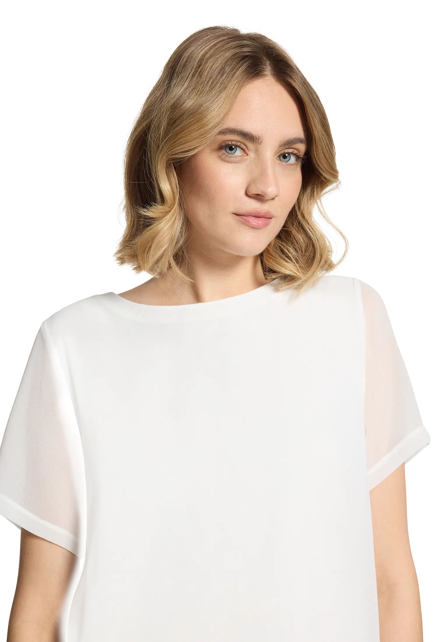 Betty Barclay Offwhite Women Shirt Short 1/2 Sleeve SKU: 2428-3318_1014 Image 06
