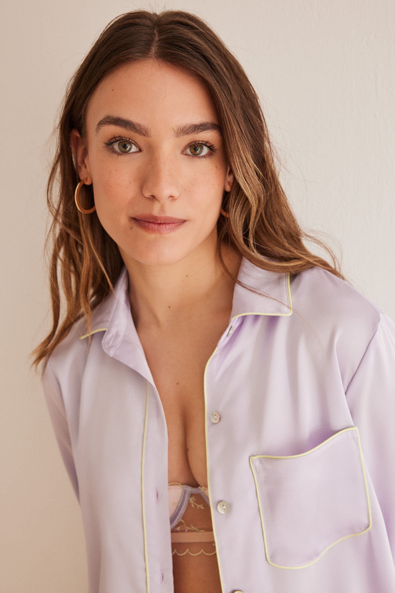 Purple/Lilac Long Sleeves Masculine Pyjama_2547599_75_04