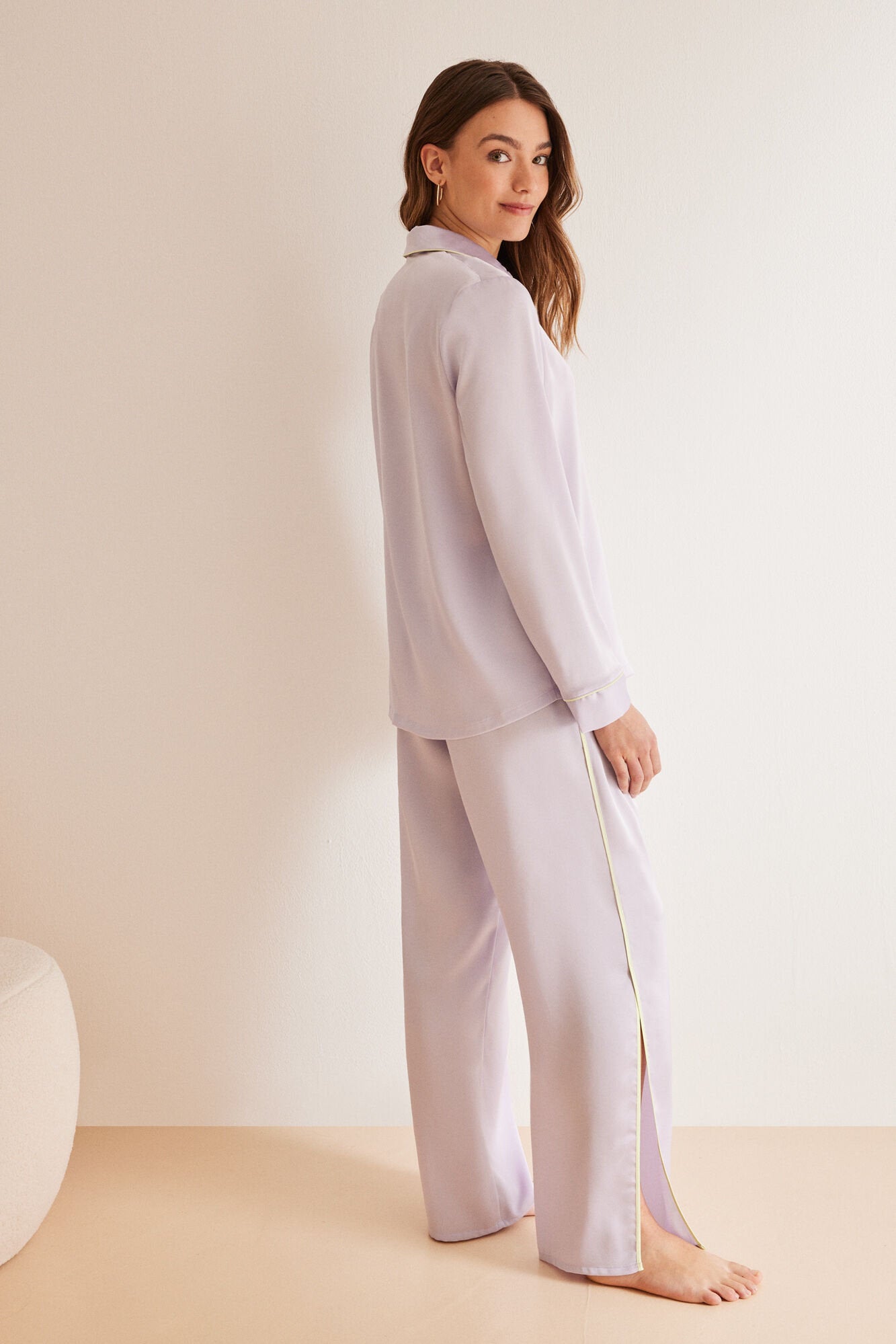 Purple/Lilac Long Sleeves Masculine Pyjama_2547599_75_05