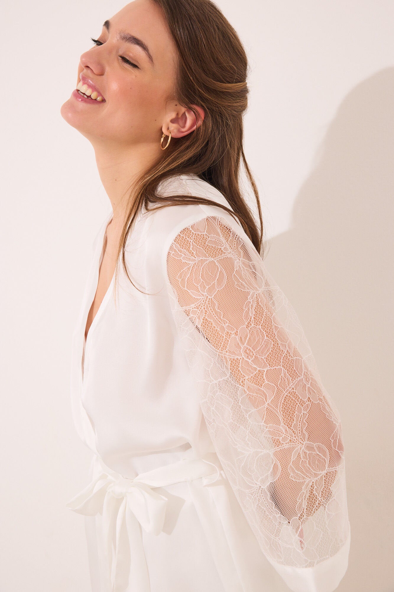 Women Secret_Long Pyjamas Satin and White Lace Pajama Set_2549785_96_04