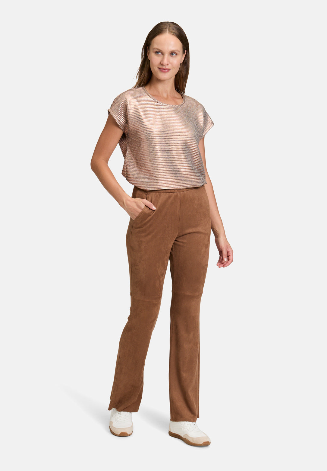Betty Barclay_Metallic RosŽ_Casual Shirt with a Shiny Effect_2577-1469_4333_02
