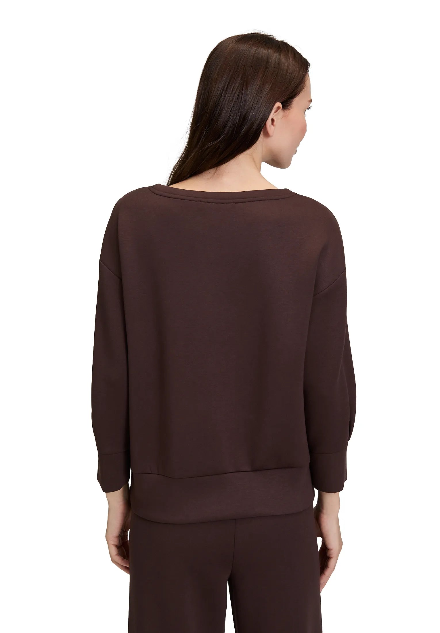 Betty Barclay_Light Maroon_Sweat Short 3/4 Sleeve_2610-1499_7410_03