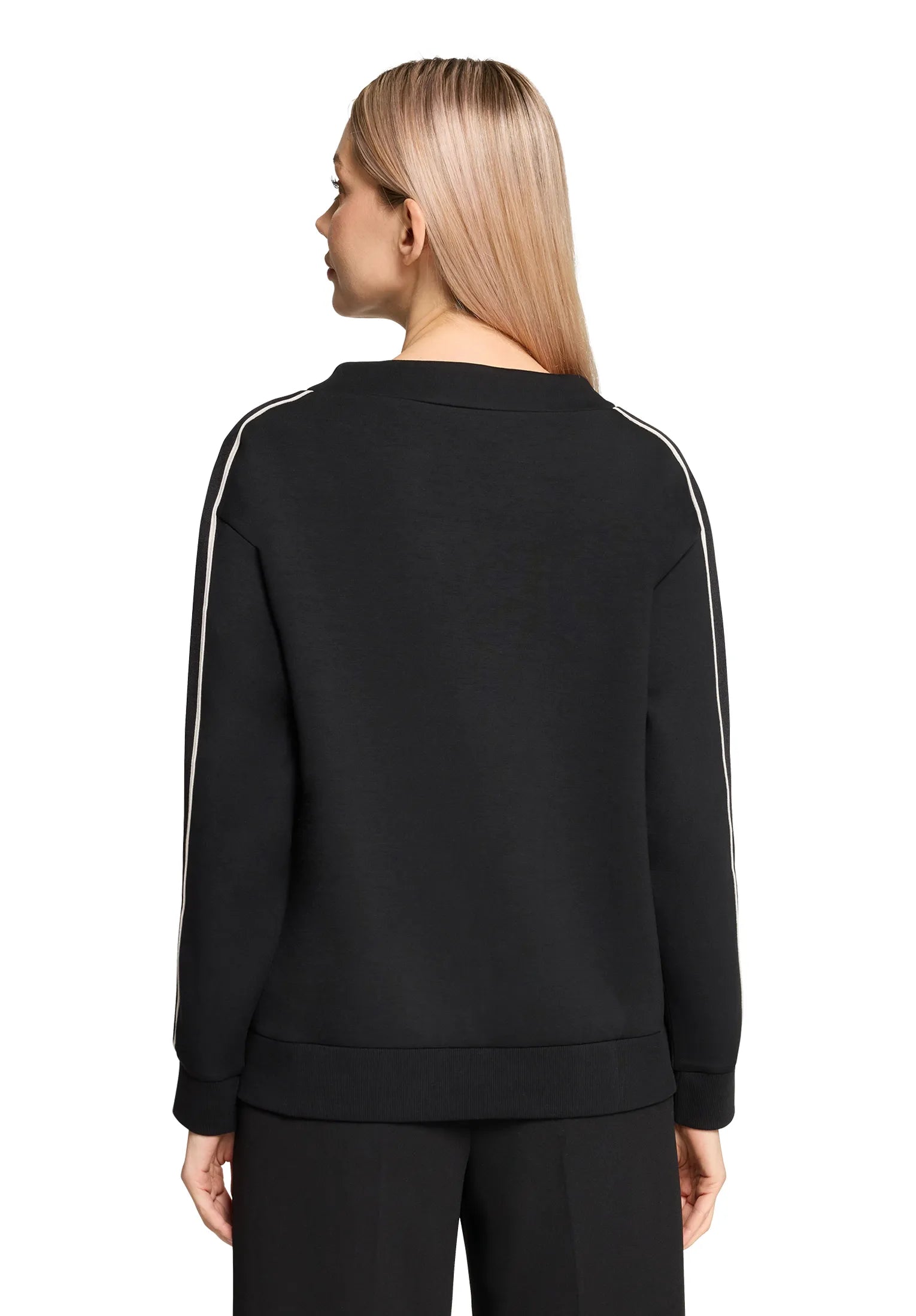 Betty Barclay Black Women Sweatshirt 1/1 Sleeve SKU: 2721-1499_9045 Image 03