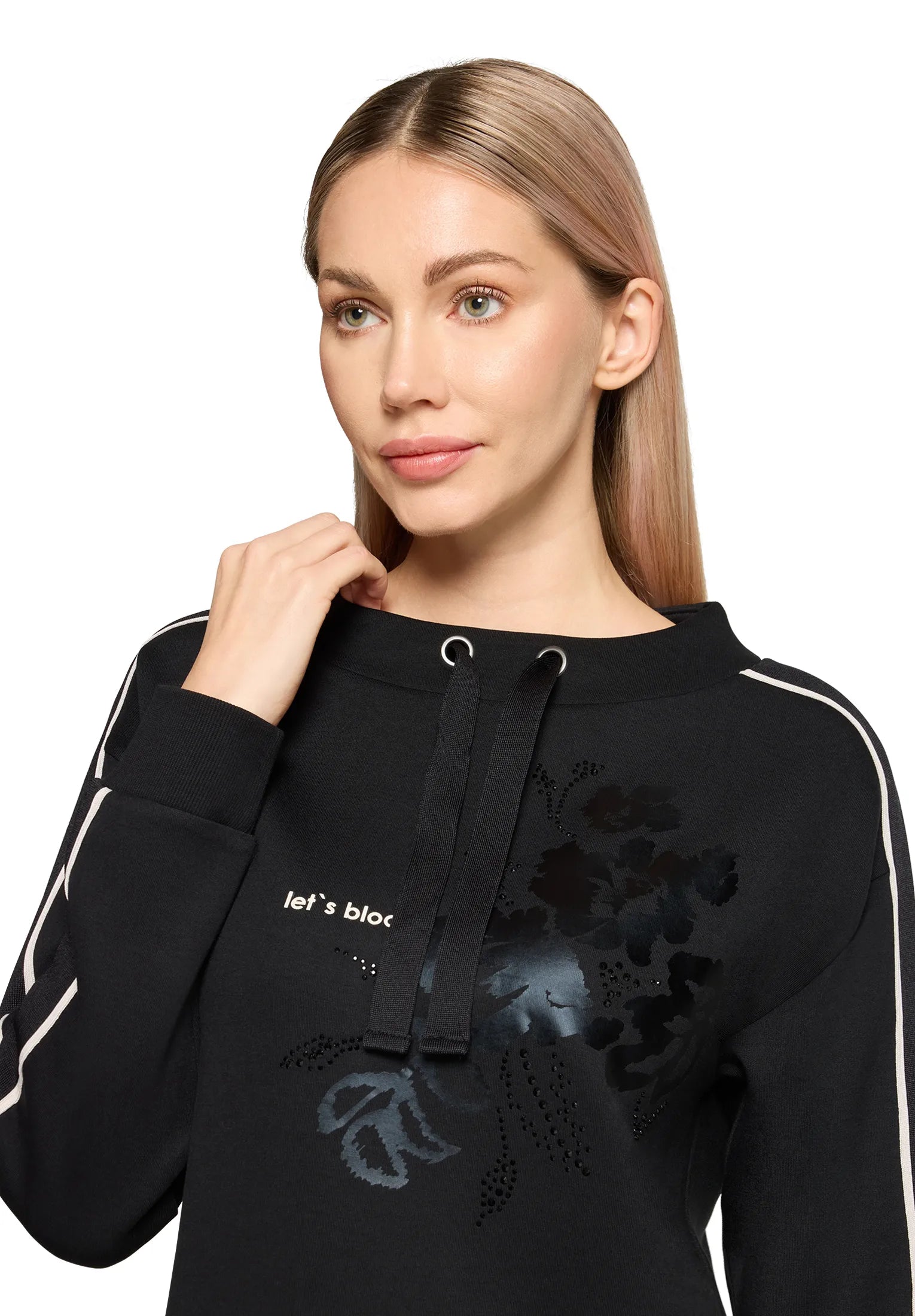 Betty Barclay Black Women Sweatshirt 1/1 Sleeve SKU: 2721-1499_9045 Image 04