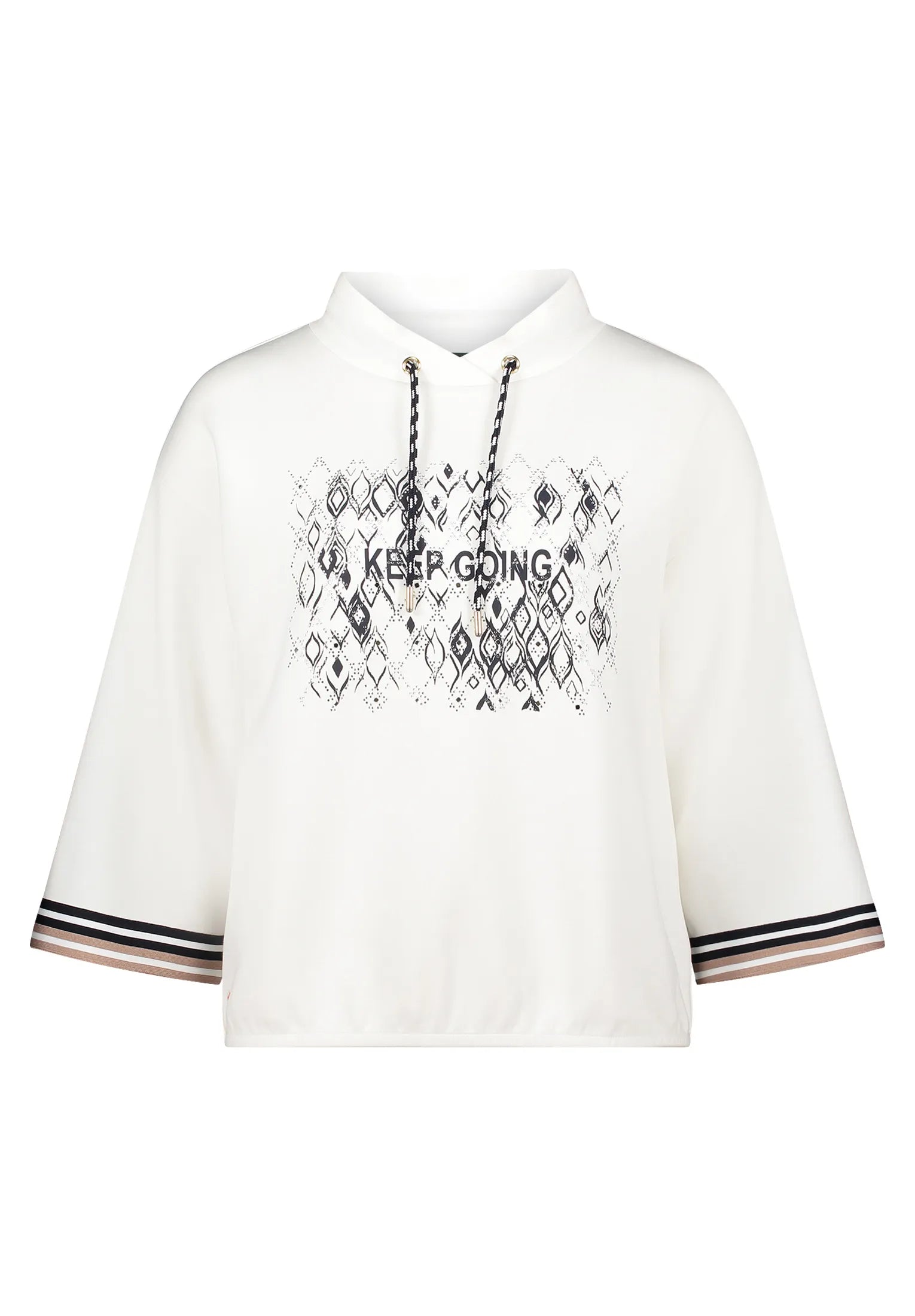 Betty Barclay Offwhite Women Sweatshirt 3/4 Sleeve SKU: 2731-1499_1014 Image 06