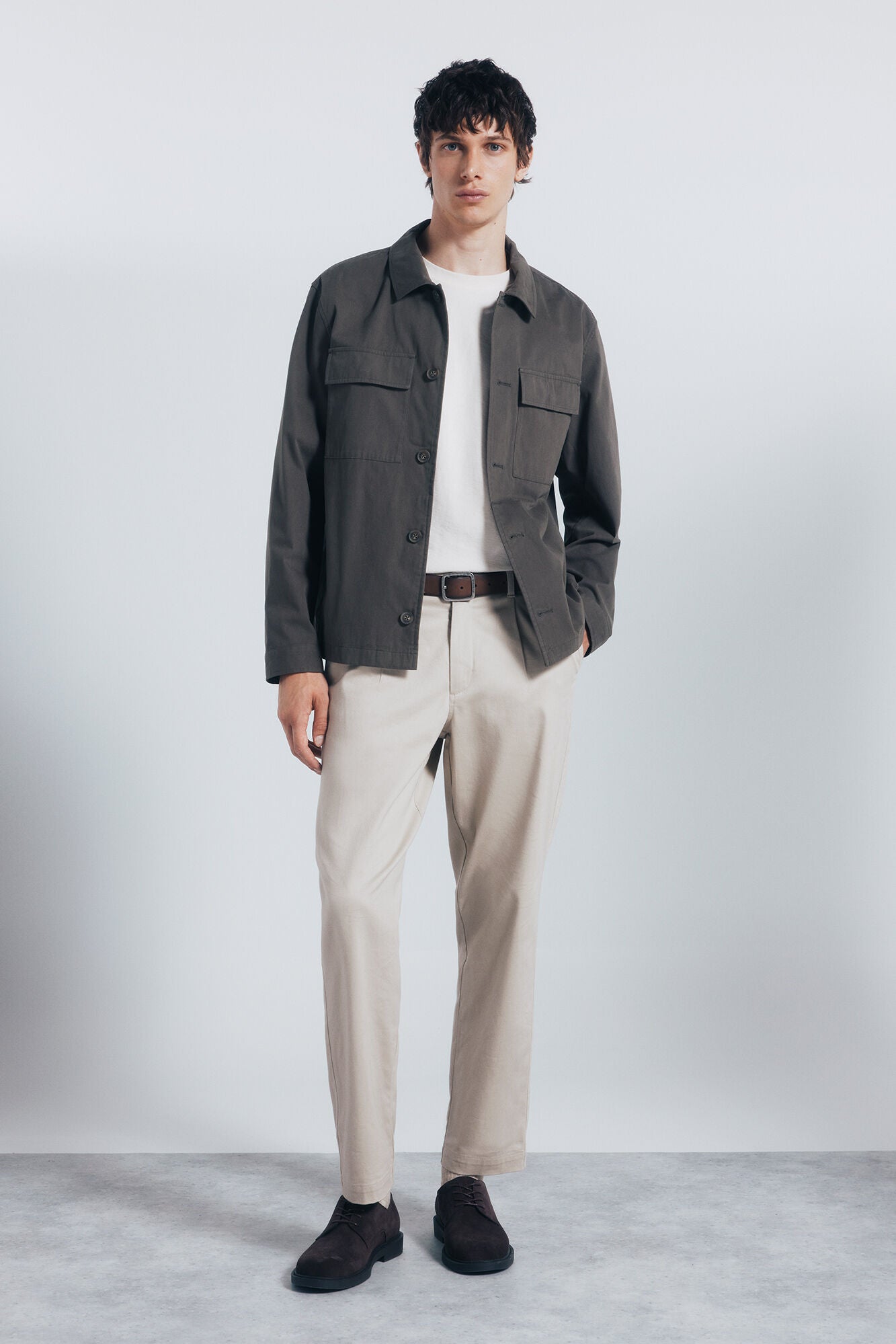 Springfield_Green_Cotton Overshirt_2832249_91_02