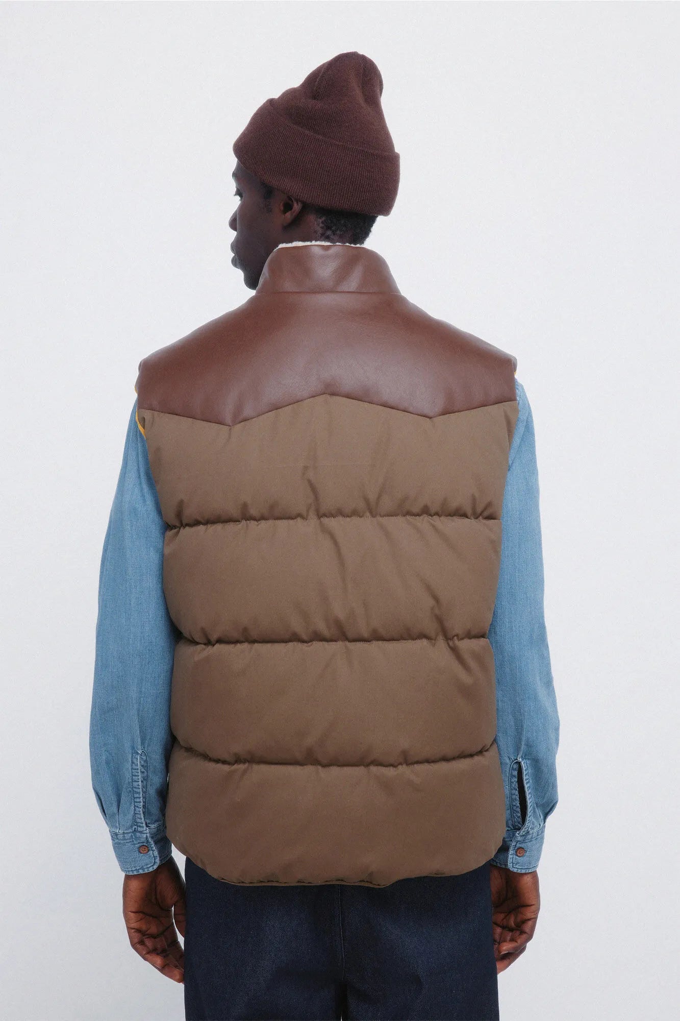 Springfield_0_Contrast Puffer Gilet_2832265_90_06
