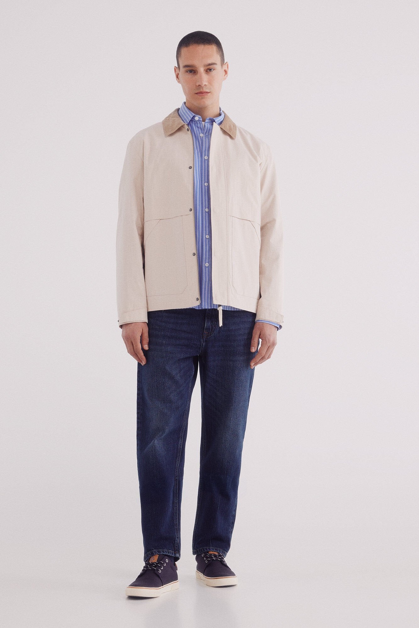Springfield_Corduroy Neck Short Parka_2839443_50_06