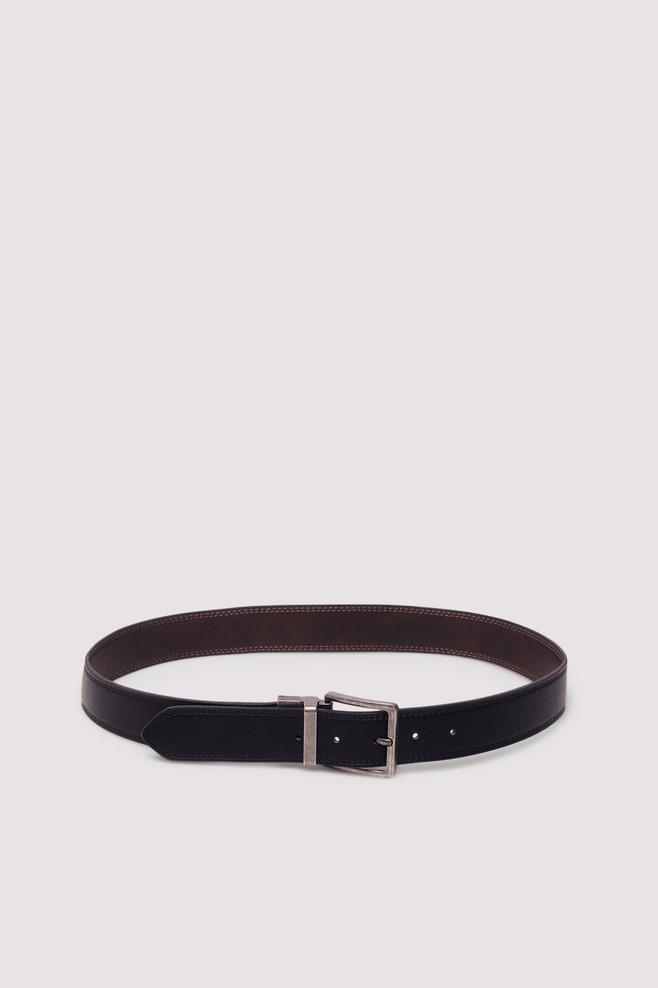 Springfield_Black_Reversible Weaver Belt_2862799_01_01