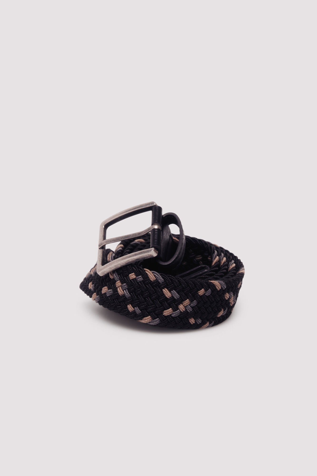 Springfield_Black_Multicoloured Woven Belt_2862813_01_02