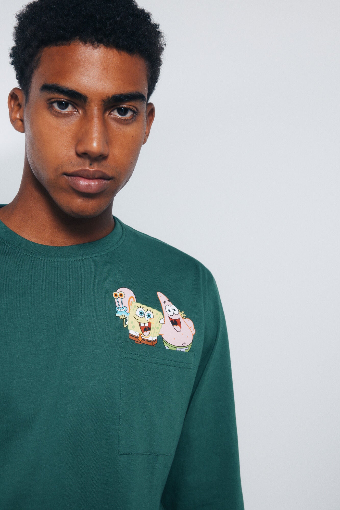 Springfield_Green_Spongebob Long Pajamas_2922748_22_05