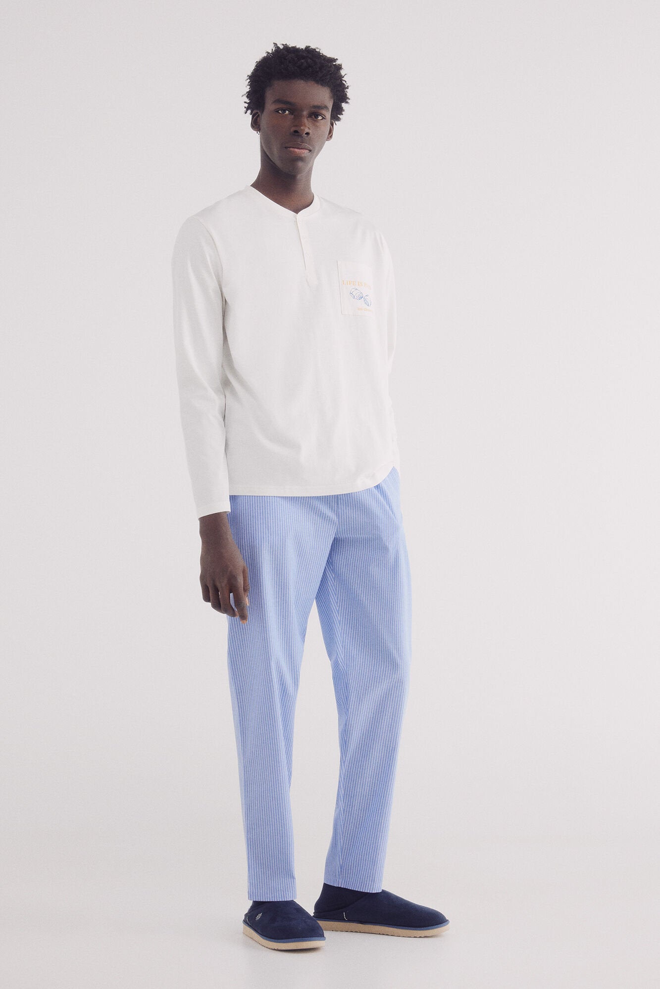 Springfield_Long Pajama Trouser with Blue Striped_2929473_99_01