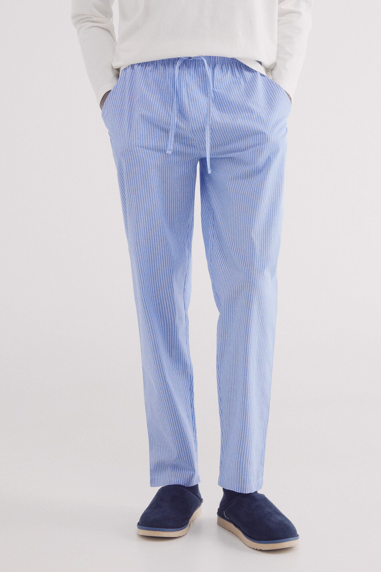 Springfield_Long Pajama Trouser with Blue Striped_2929473_99_04