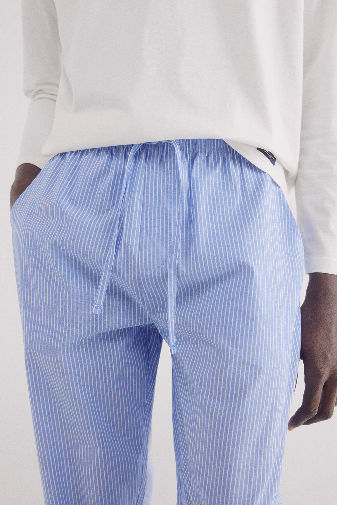 Springfield_Long Pajama Trouser with Blue Striped_2929473_99_05