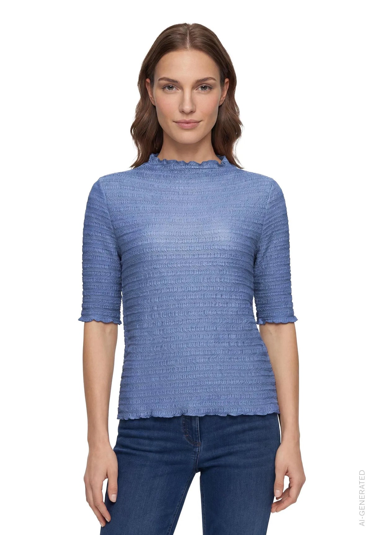 Betty Barclay Infinity Women Textured Shirt SKU: 2932-1662_8308 Image 01