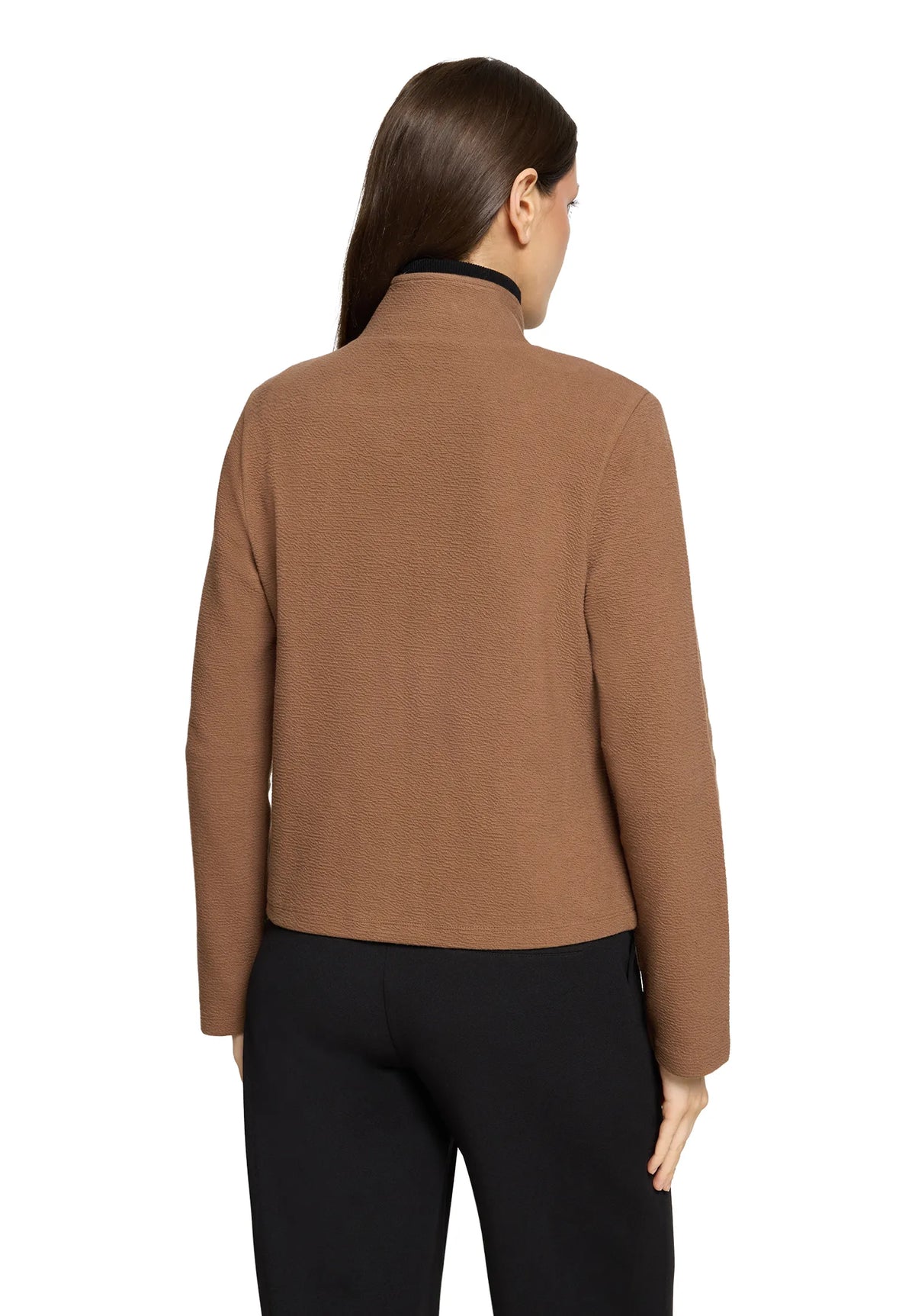 Betty Barclay Dark Coffee Women Sweatshirt Jacket SKU: 2950-1709_7048 Image 03