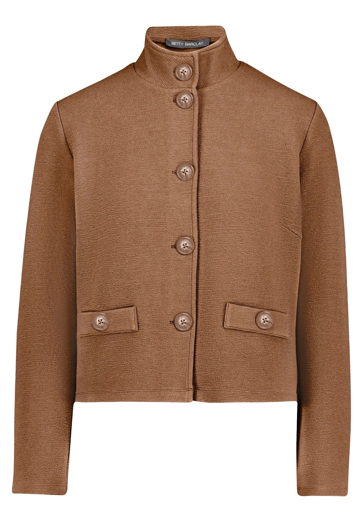 Betty Barclay Dark Coffee Women Sweatshirt Jacket SKU: 2950-1709_7048 Image 06