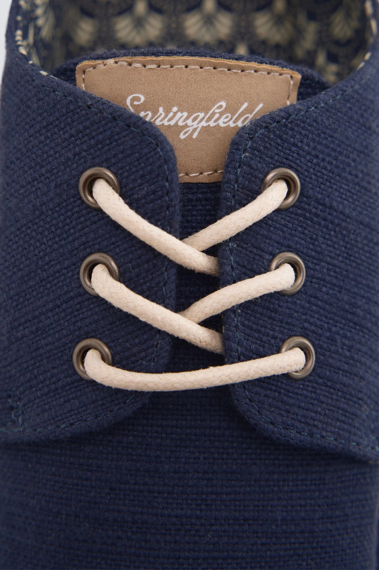Springfield Blue Men Rustic Lace-Up Espadrille SKU: 2993193_12 Image 05