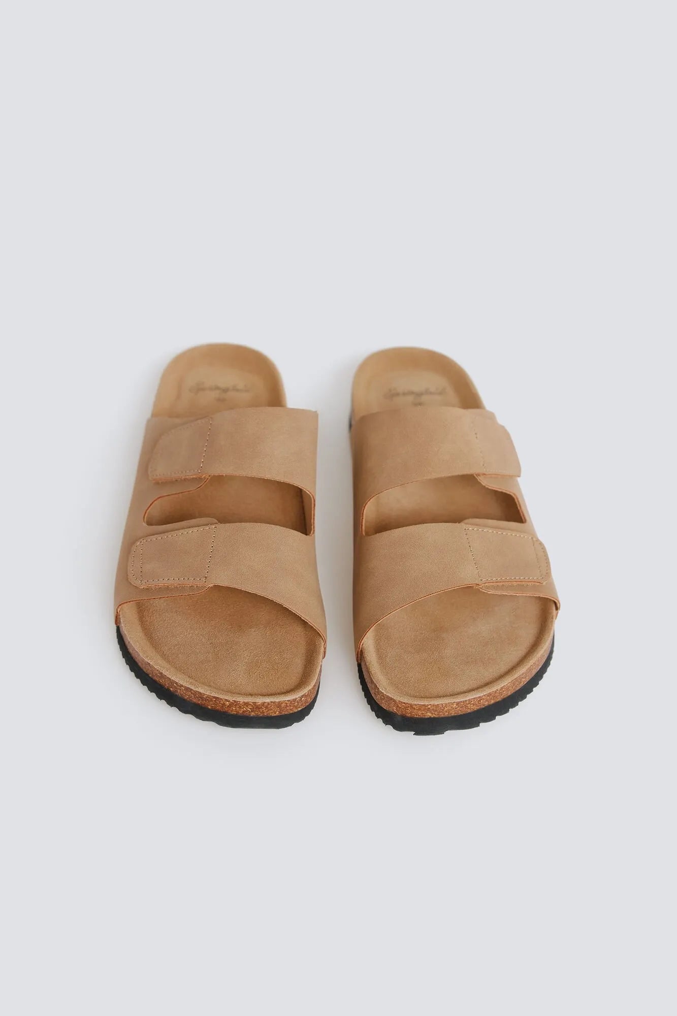 Springfield Brown Men Double Strap Velcro Sandal SKU: 2993203_30 Image 04