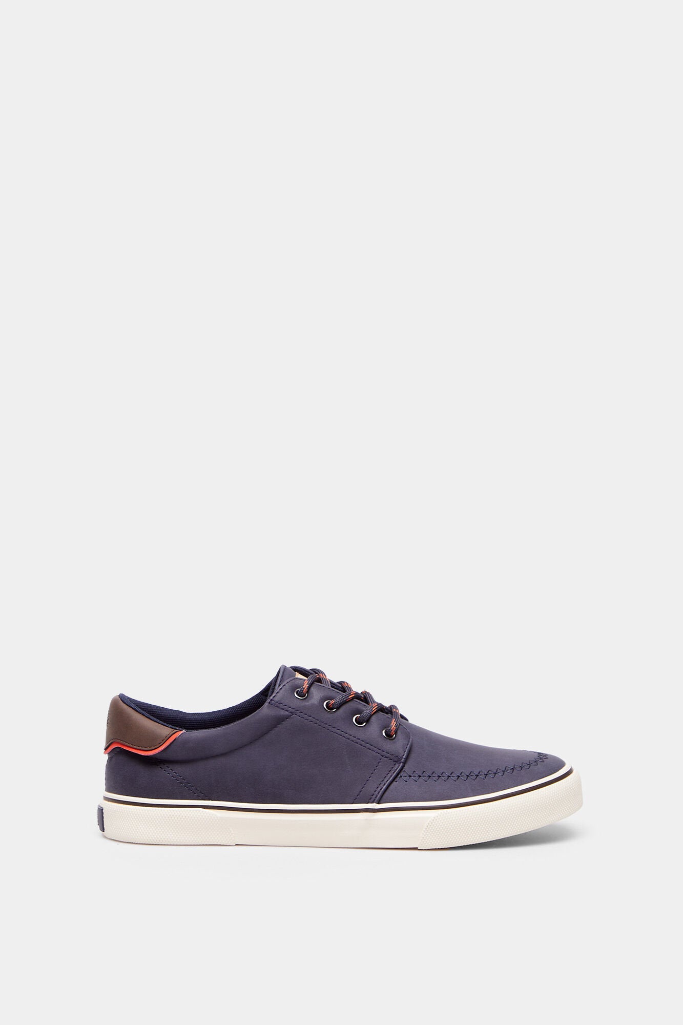 Blue Lace Up Trainers With White Sole_2997586_12_01