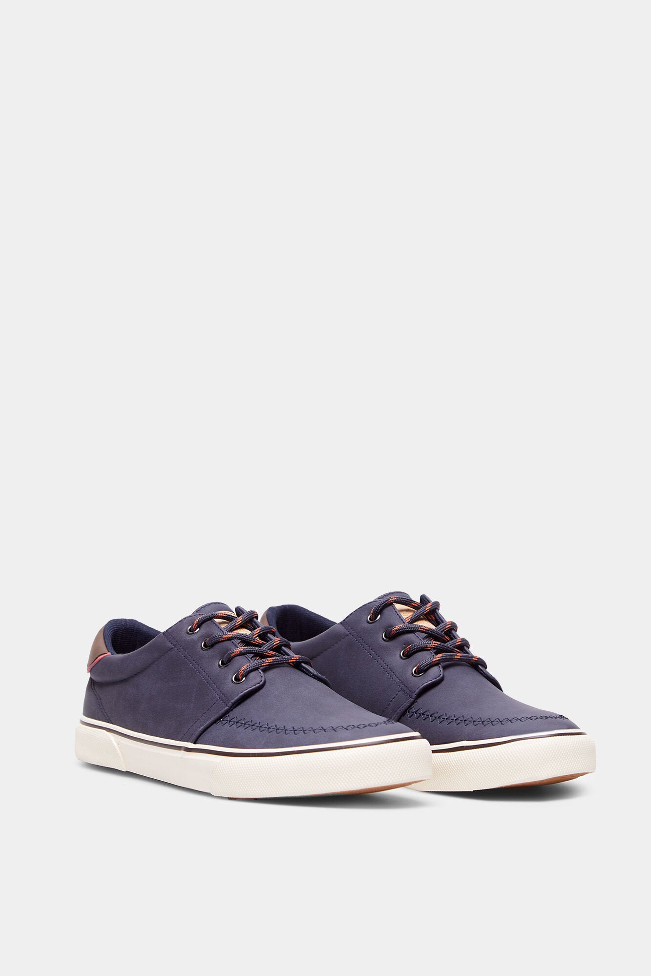 Blue Lace Up Trainers With White Sole_2997586_12_03