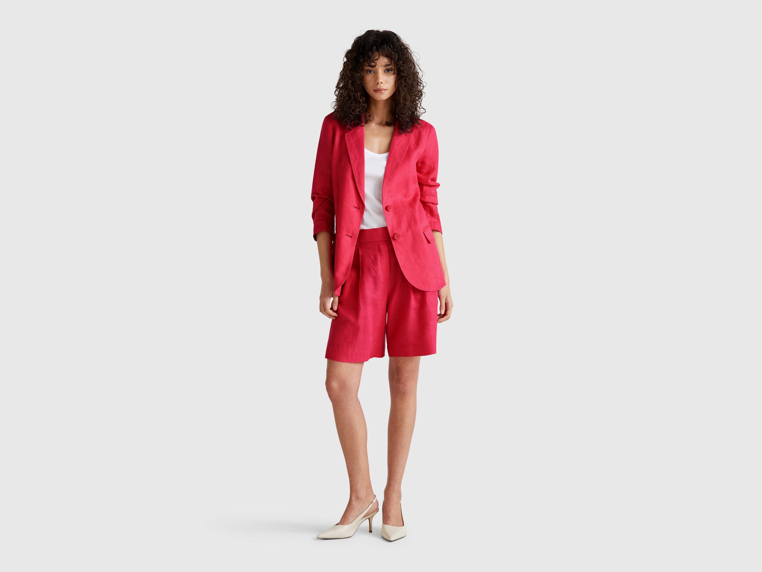 Benetton_Blazer in Pure Linen_2AGHDW00R_12E_03