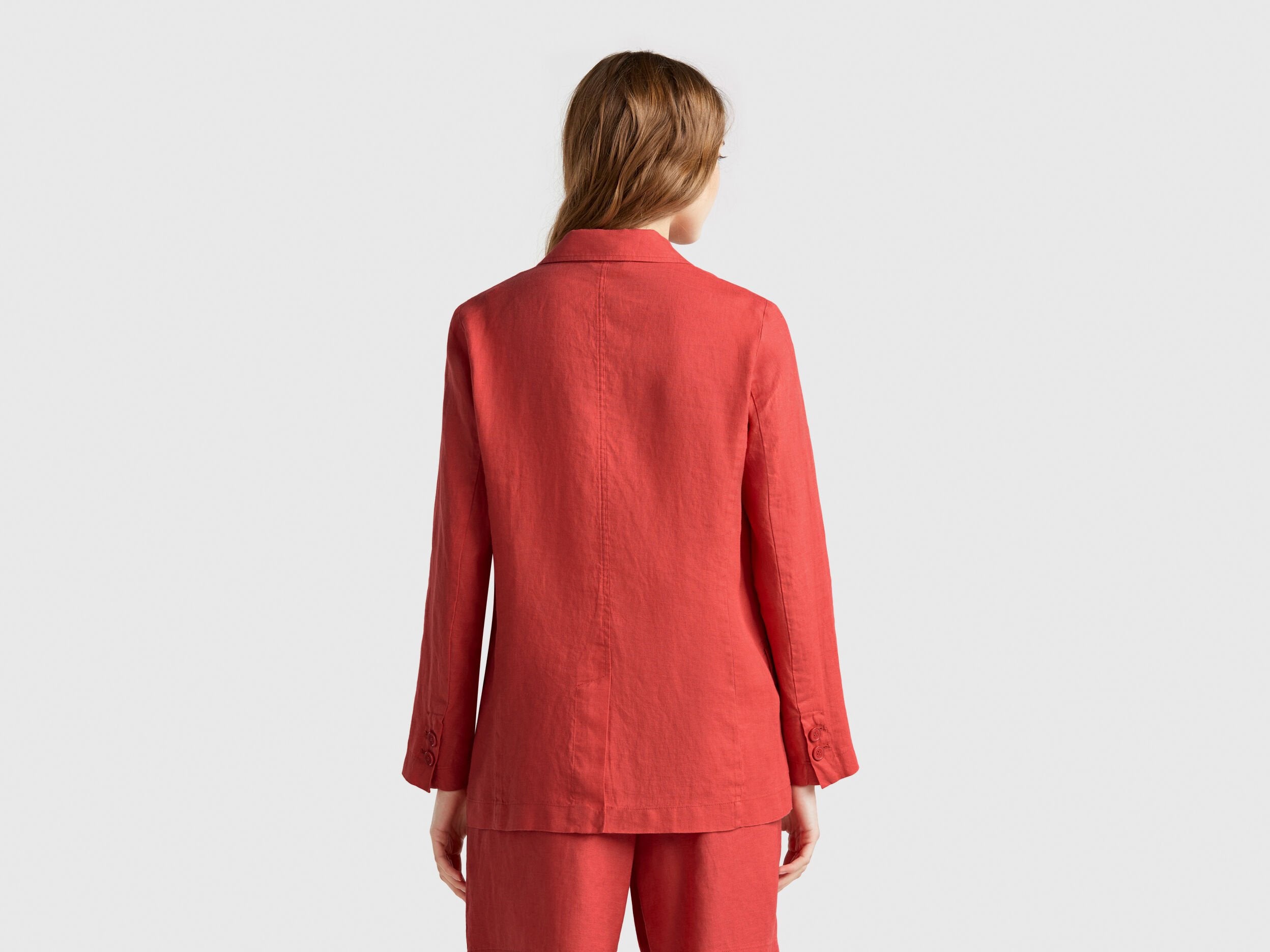 Benetton_Blazer in Pure Linen_2AGHDW00R_136_02