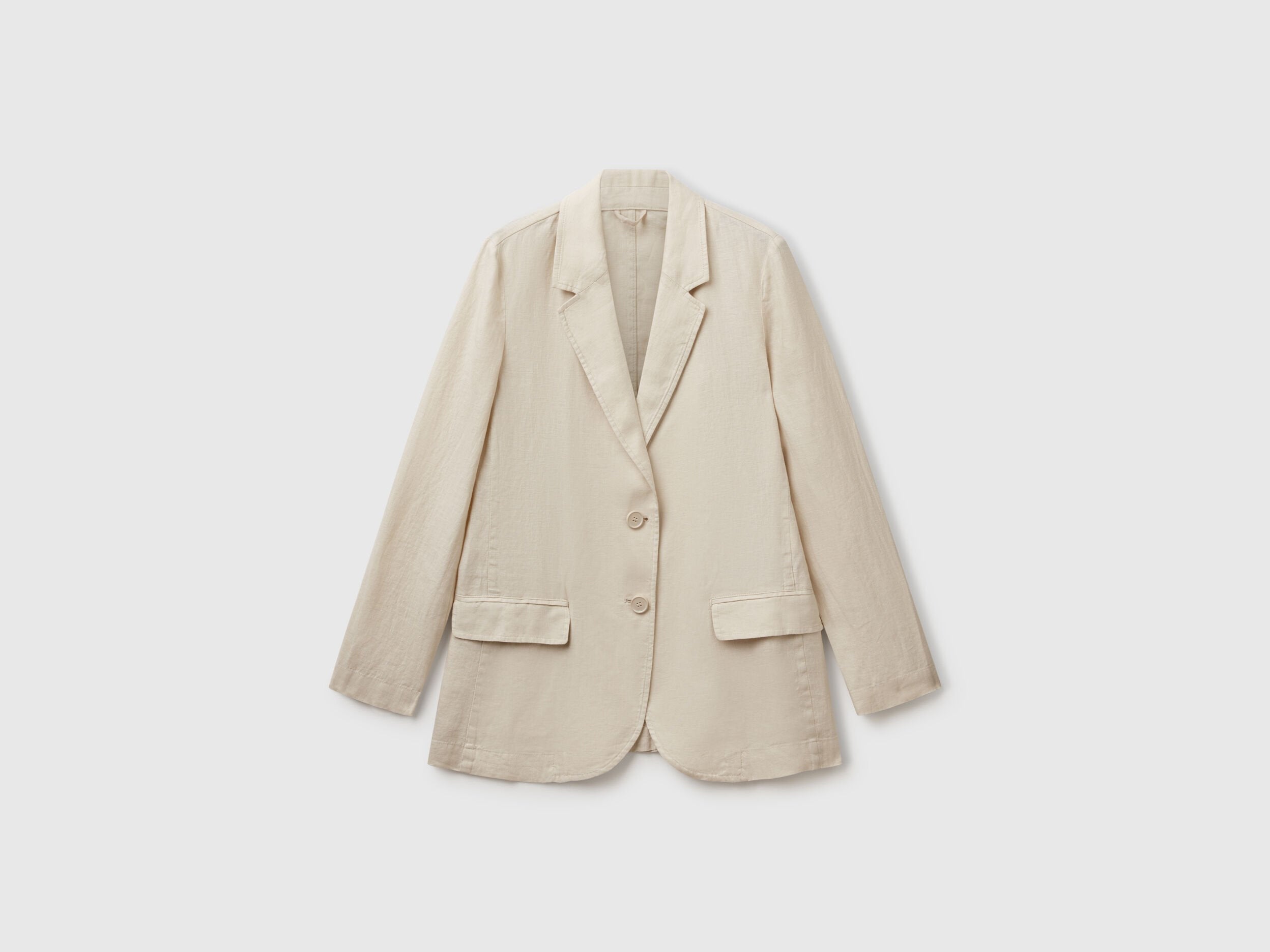Benetton_Blazer in Pure Linen_2AGHDW00R_152_04