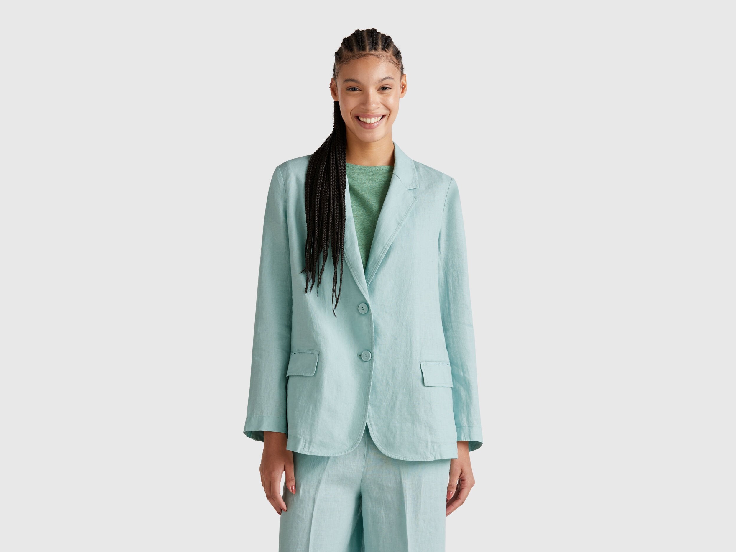Benetton_Blazer in Pure Linen_2AGHDW00R_17H_01