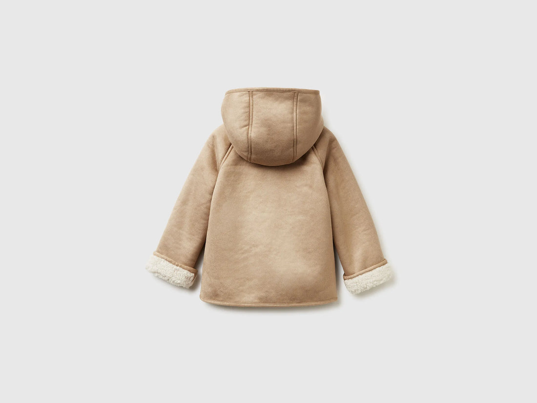 Benetton_Beige_Hooded Jacket with Suede Look_2JLAGN044_901_02