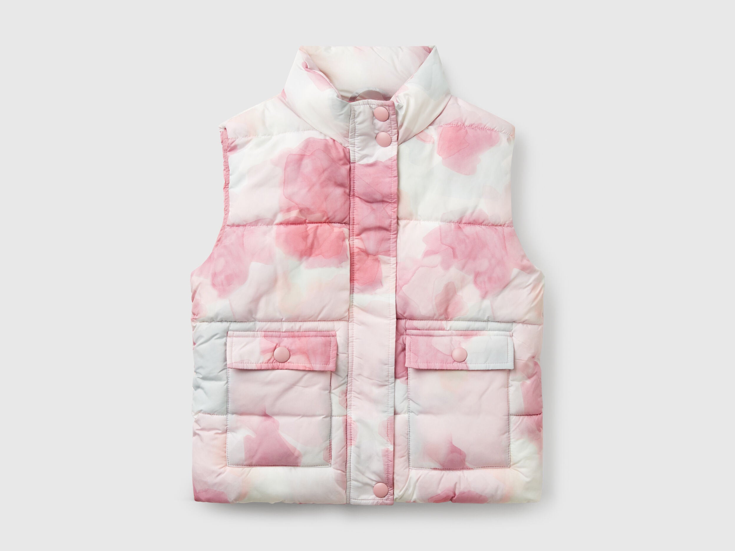 Benetton_Pattern Print Padded Jacket_2M9GCJ00Y_63N_01