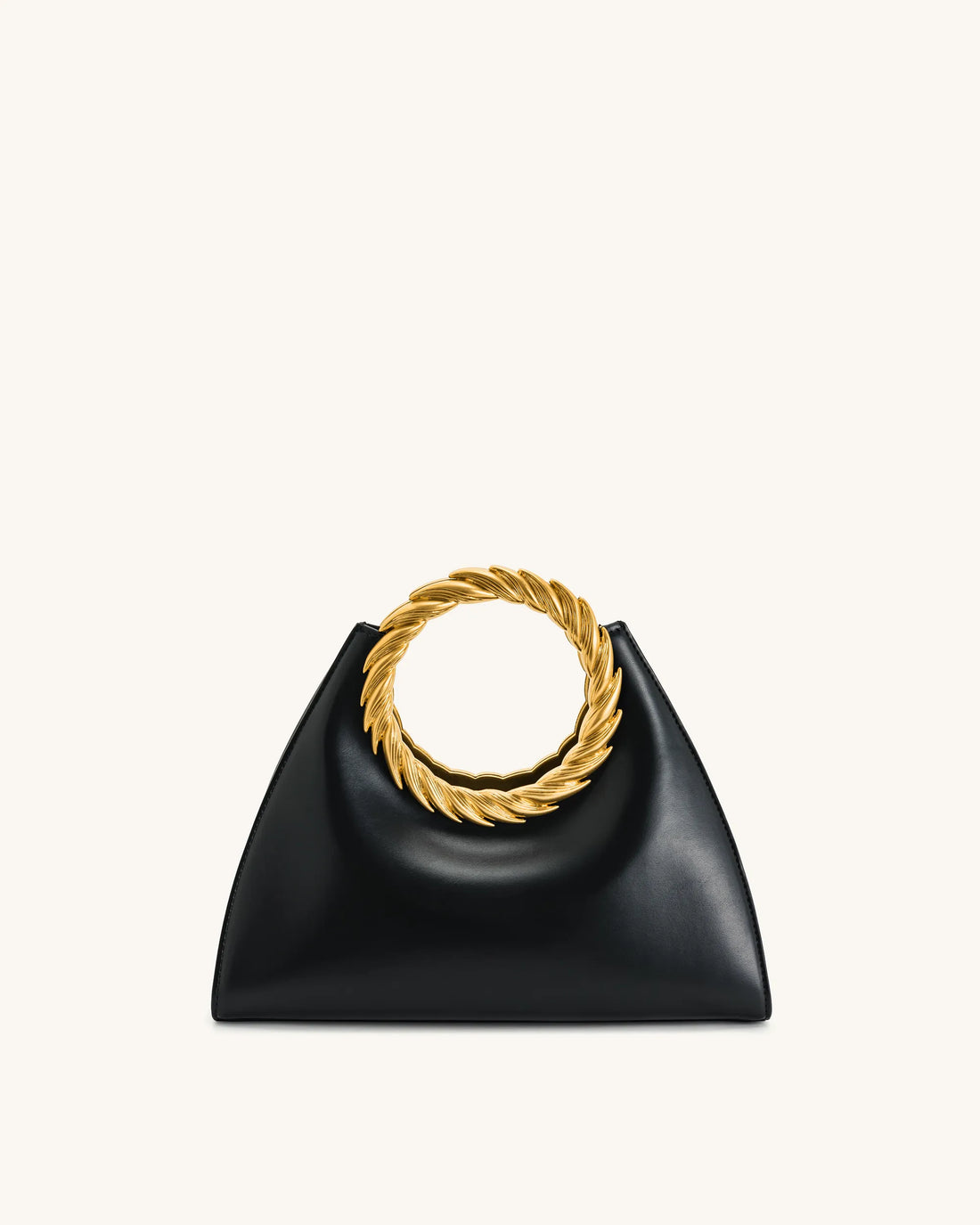 JW PEI_Black_Amiya Leaf Handle Sculpture Bags_2T181-1_Black_02