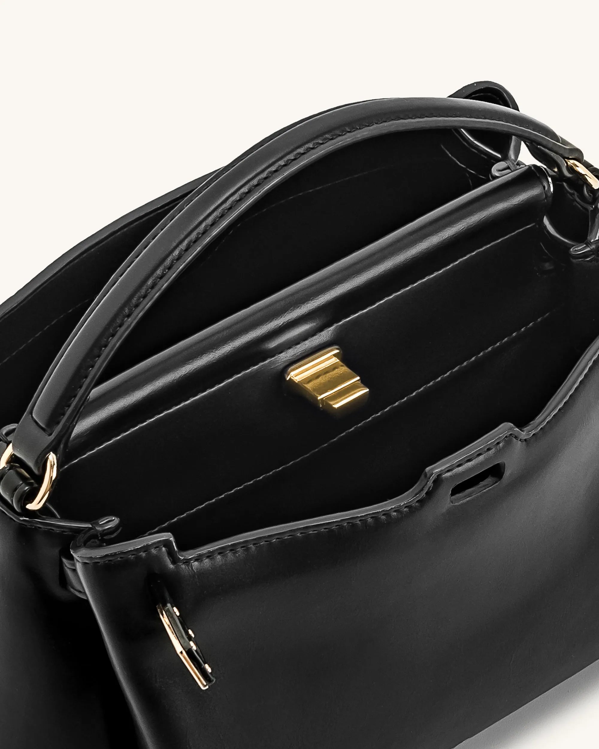 JW PEI Black Women Carmen Top Handle Bag - Black SKU: 2T192-1_Black Image 04