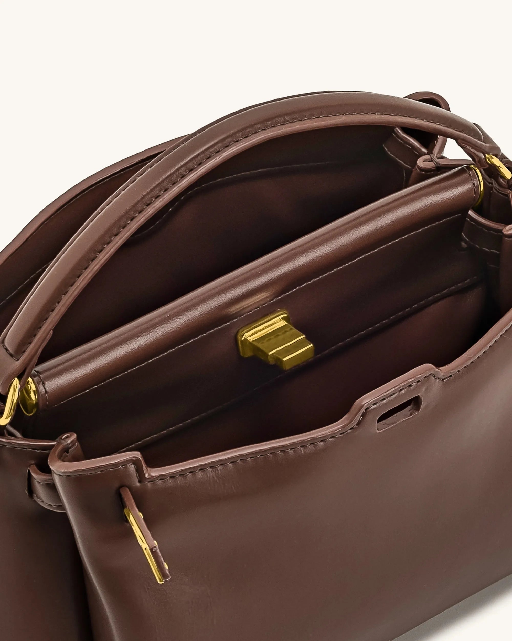 JW PEI Reddish Brown Women Carmen Top Handle Bag - Reddish Brown SKU: 2T192-32_Reddish Brown Image 05