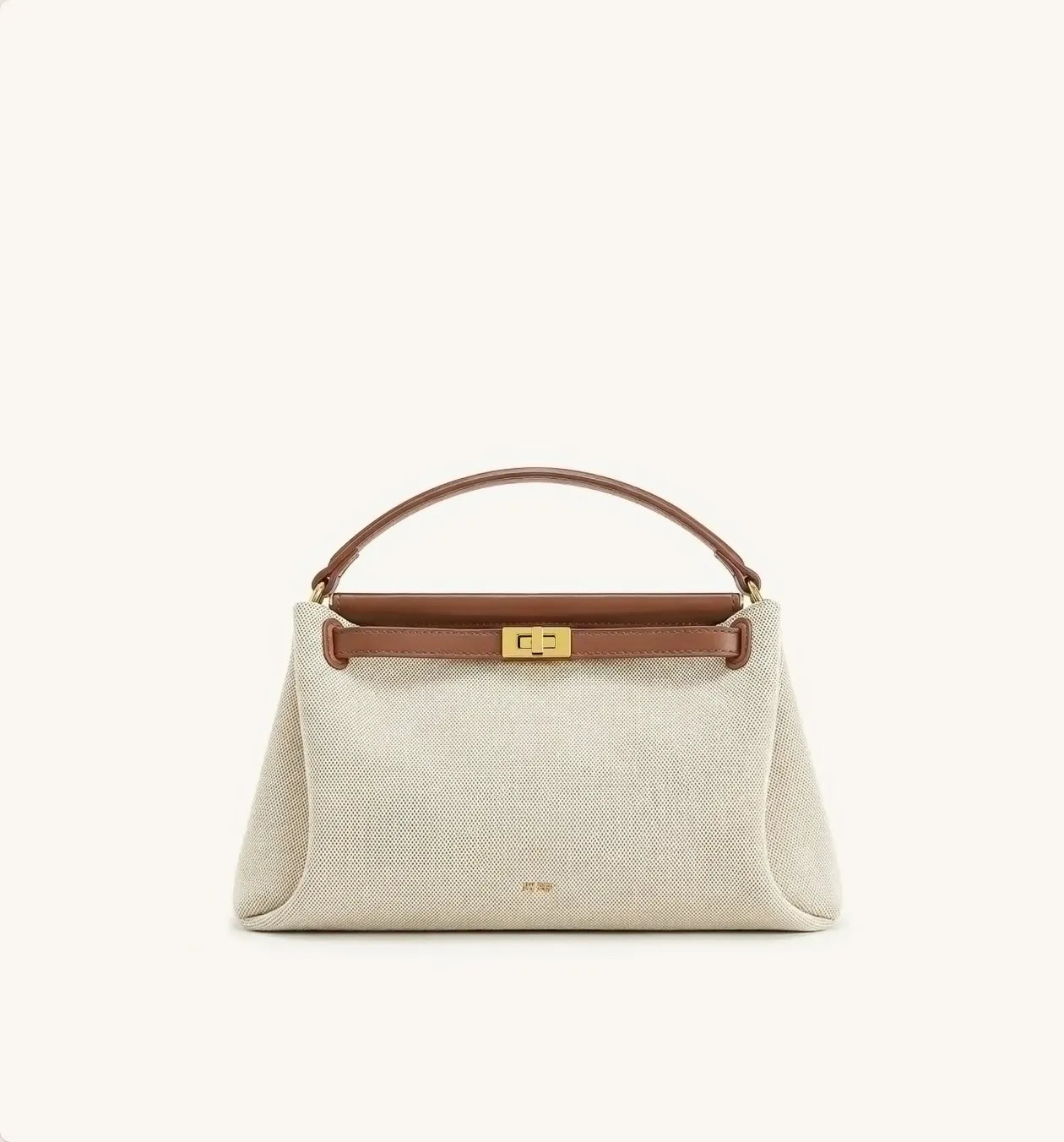 JW PEI Brown Canvas Carmen Top Handle Bag SKU: 2T192-33_Brown Canvas Image 02