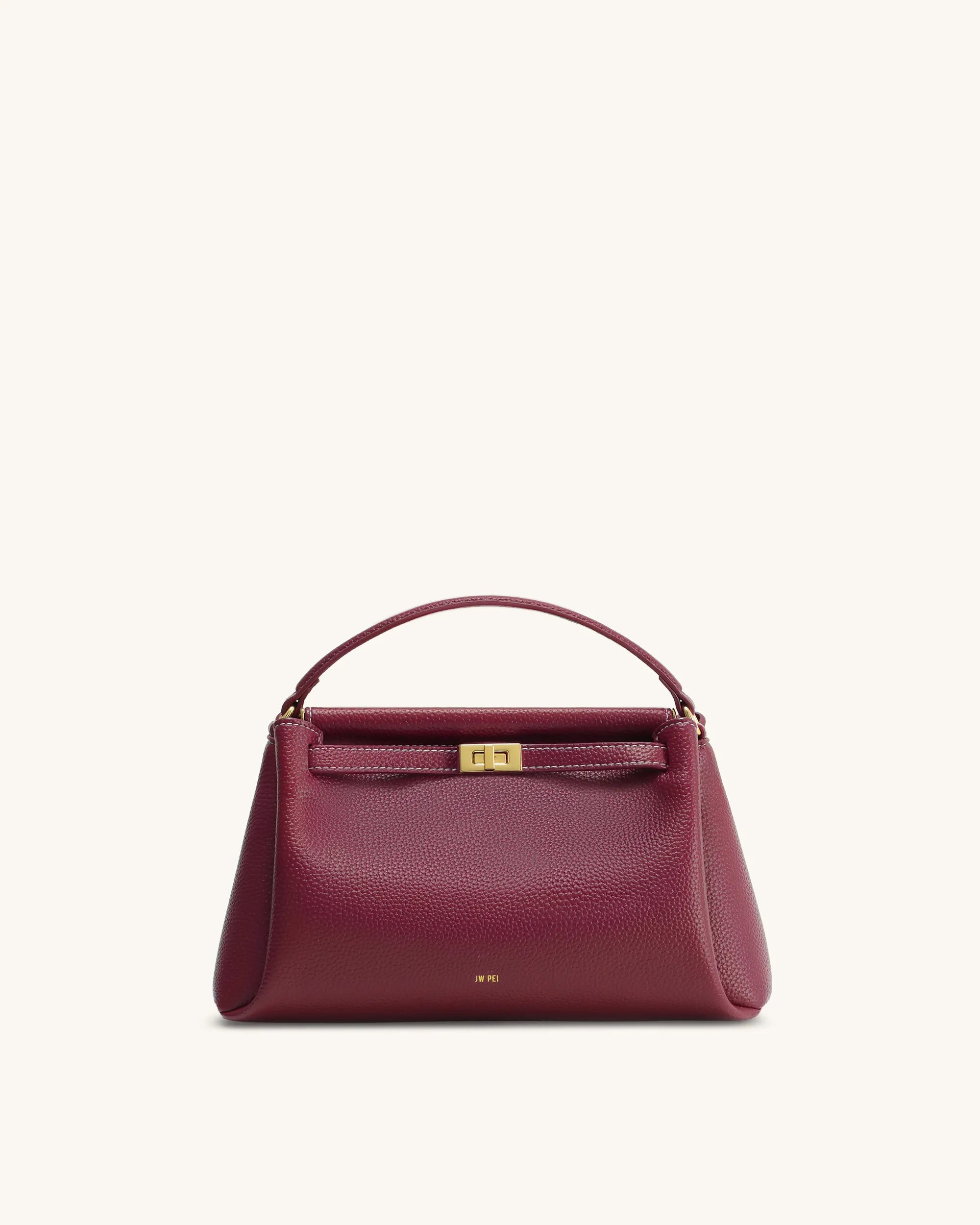 JW PEI Burgundy Women Carmen Top Handle Bag SKU: 2T192-41_Burgundy Image 01