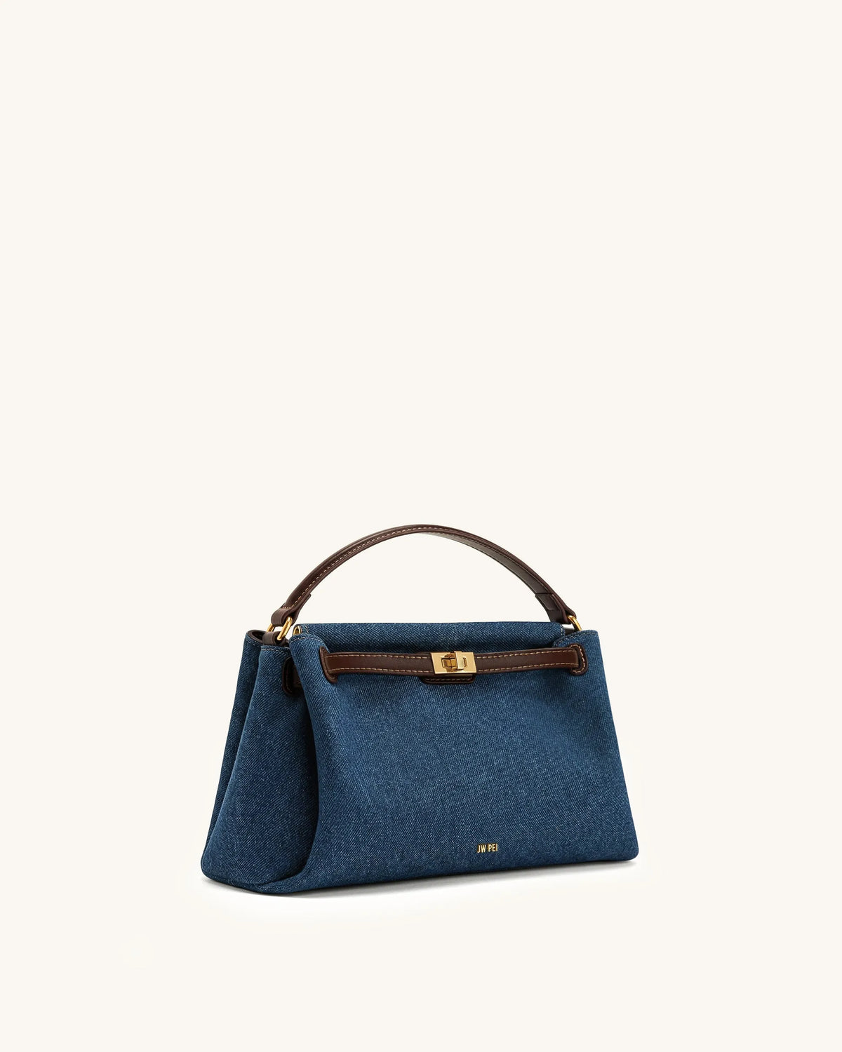 JW Pei Blue Denim Women Carmen Top Handle Bag SKU: 2T192-50_Blue Denim Image 02