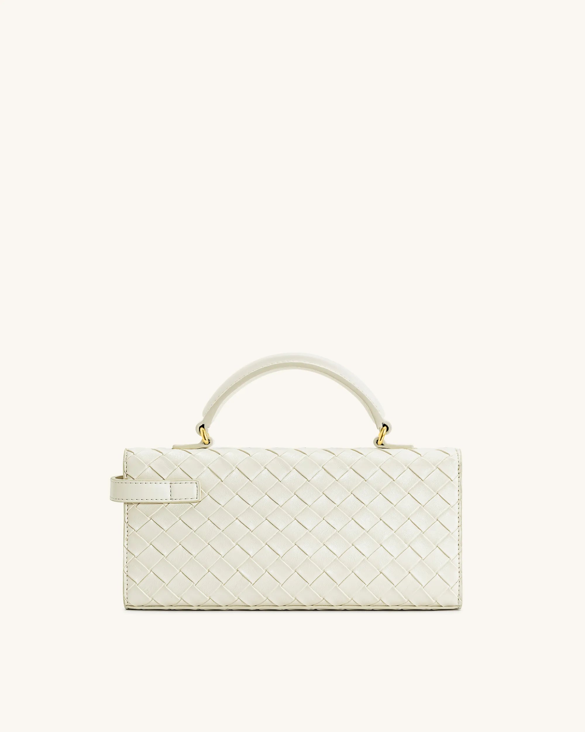 JW PEI_White_Keyla Weave Texture Top Handle Bags_2T199-2_White_02
