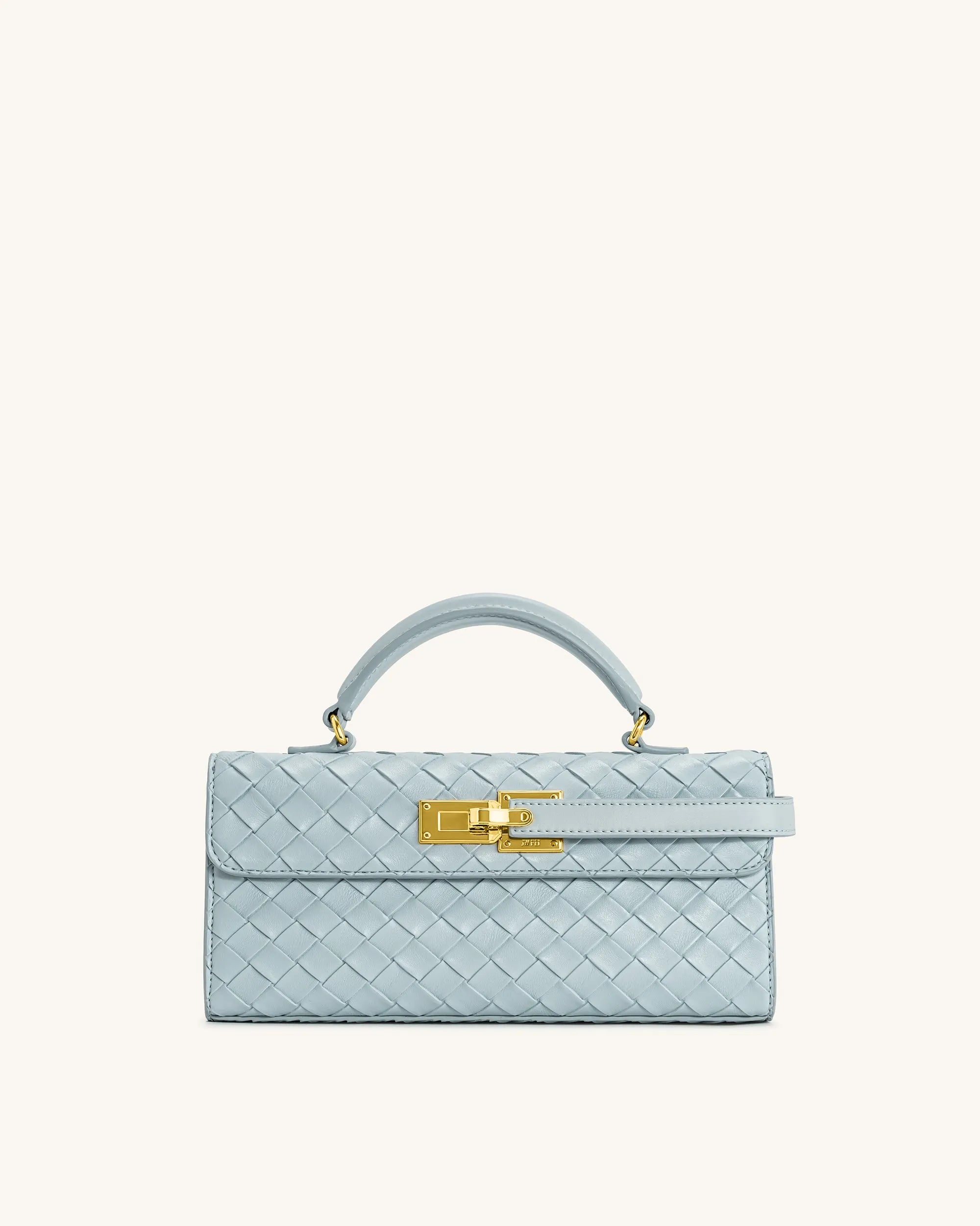 JW PEI_Blue_Keyla Weave Texture Top Handle Bag_2T199-5_Blue_01