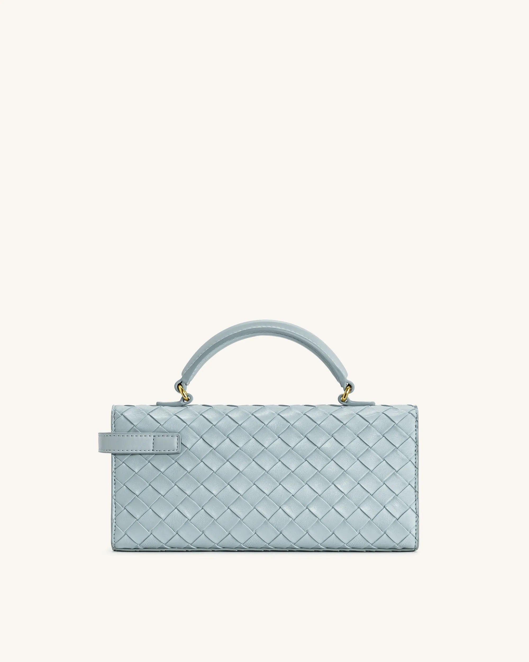 JW PEI_Blue_Keyla Weave Texture Top Handle Bag_2T199-5_Blue_03