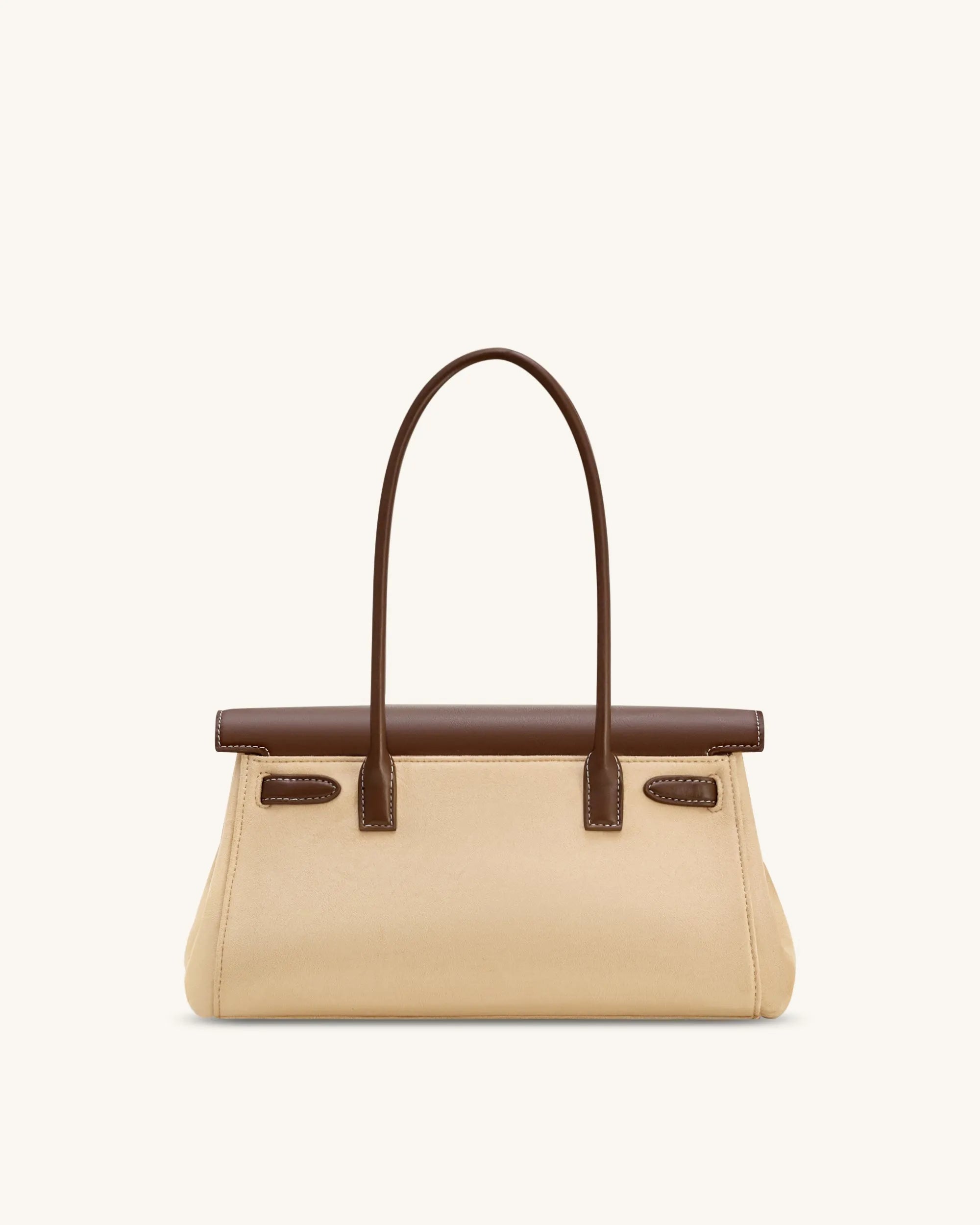 JW PEI_Dark Brown_Yara Faux Suede Shoulder Bag_2T267-33_Dark Brown_03