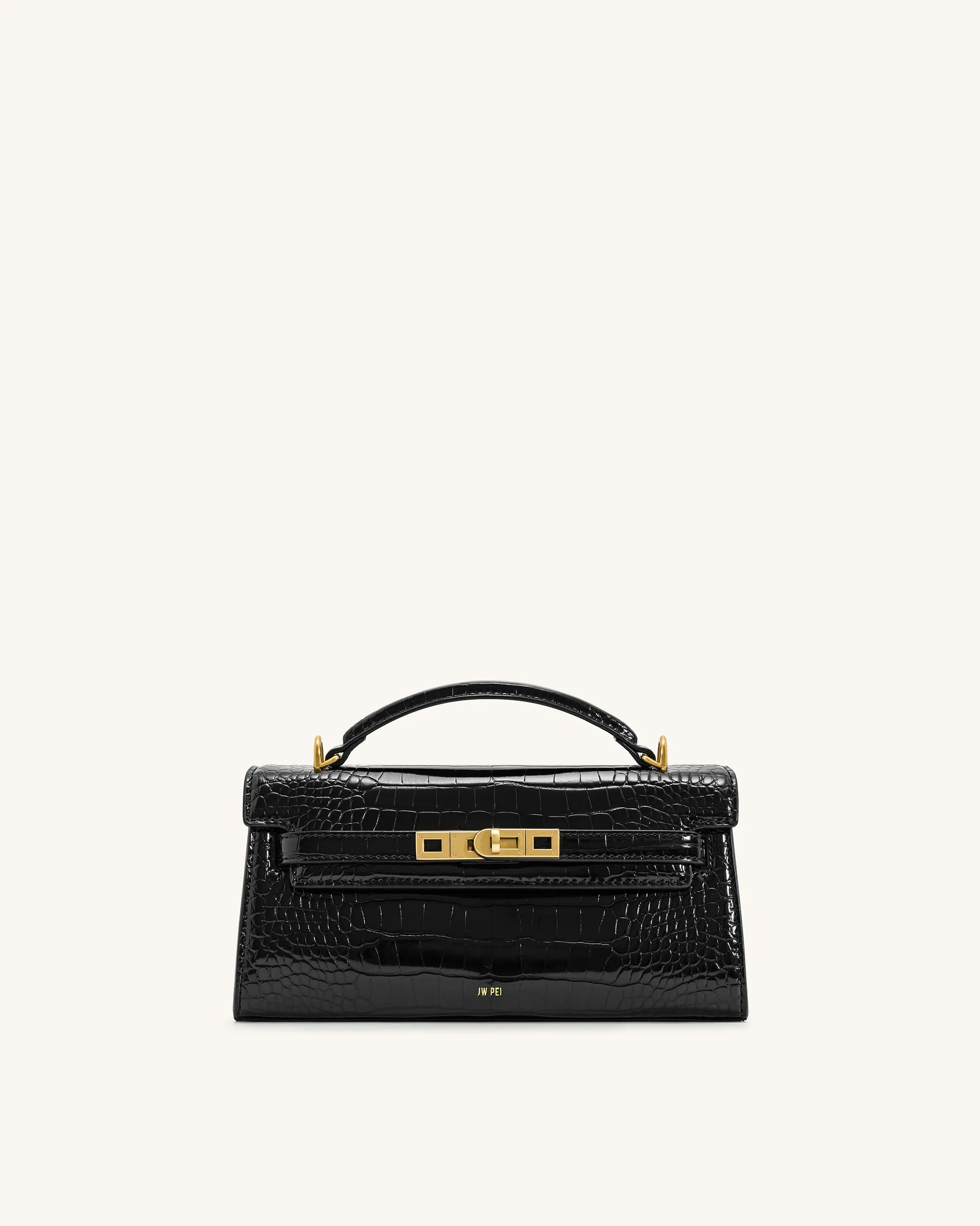 JW PEI_Black Croc_Noor Top Handle Bags_2T273-1_Black Croc_01