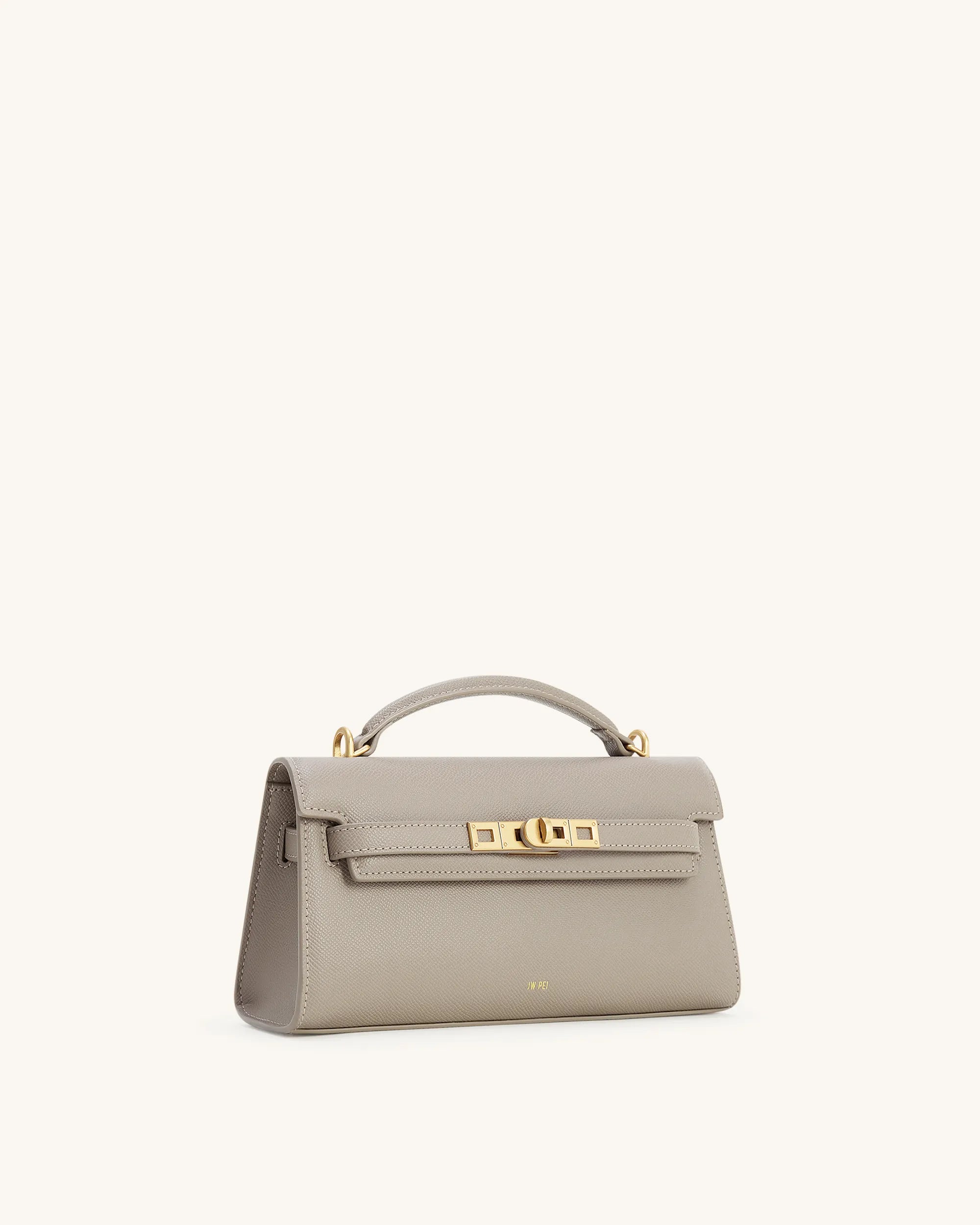 JW PEI Elephant Gray Women Noor Top Handle Bag - Elephant Gray SKU: 2T273-9_Elephant Gray Image 03