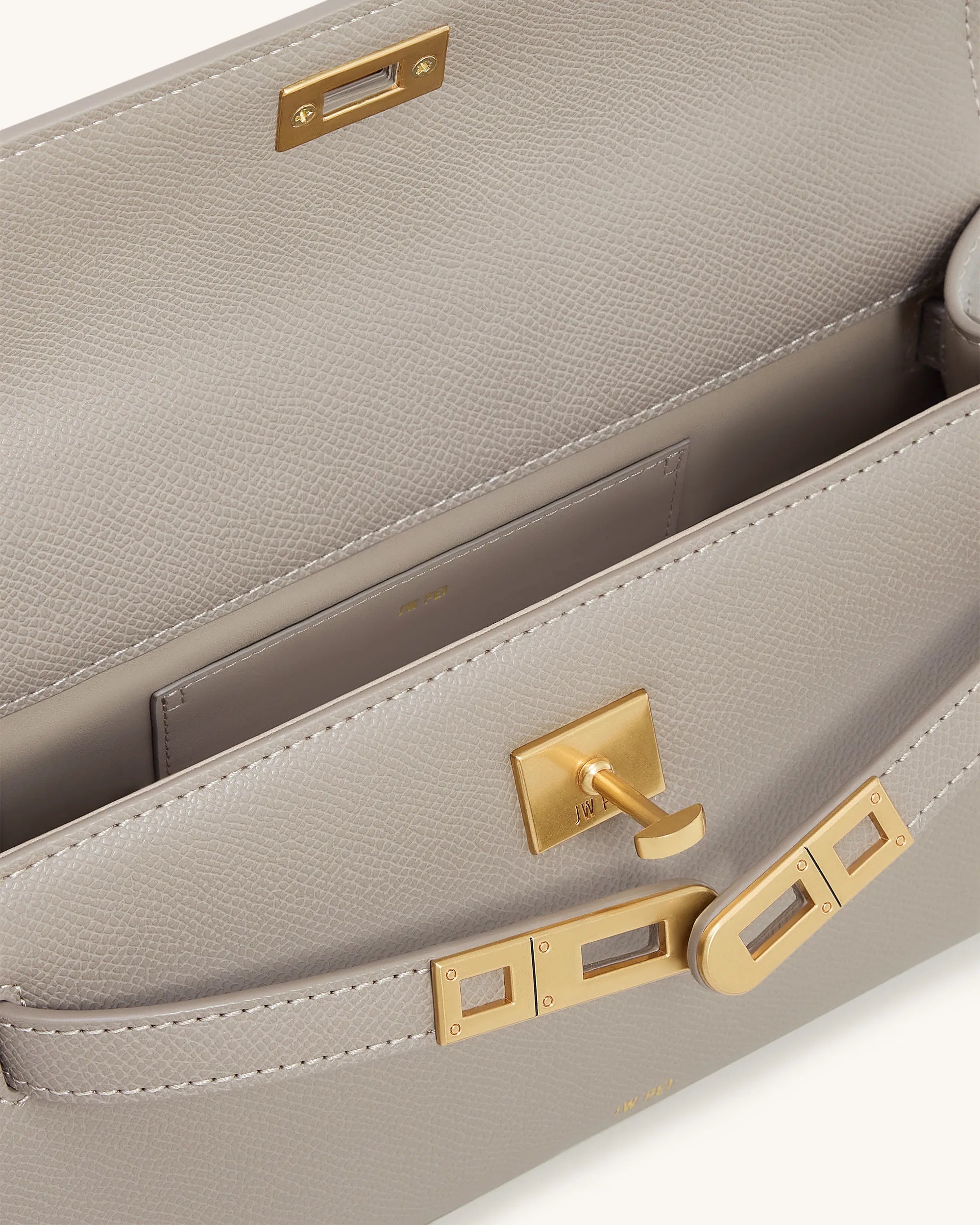 JW PEI Elephant Gray Women Noor Top Handle Bag - Elephant Gray SKU: 2T273-9_Elephant Gray Image 05