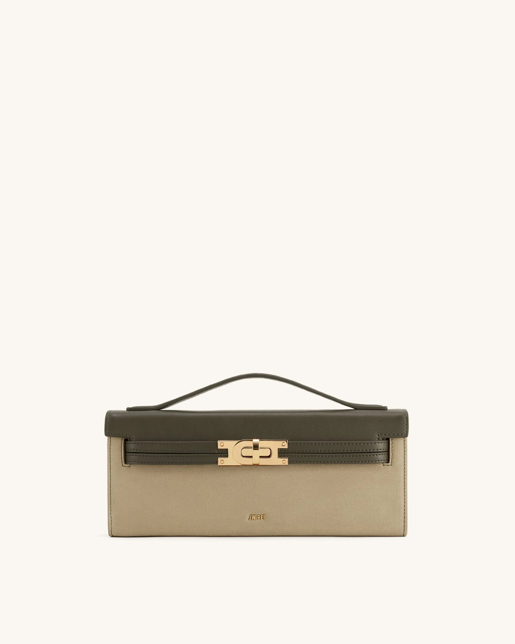 JW PEI_Dark Olive_Bria Faux Suede Structured Top Handle Bag_2T276-71_Dark Olive_01