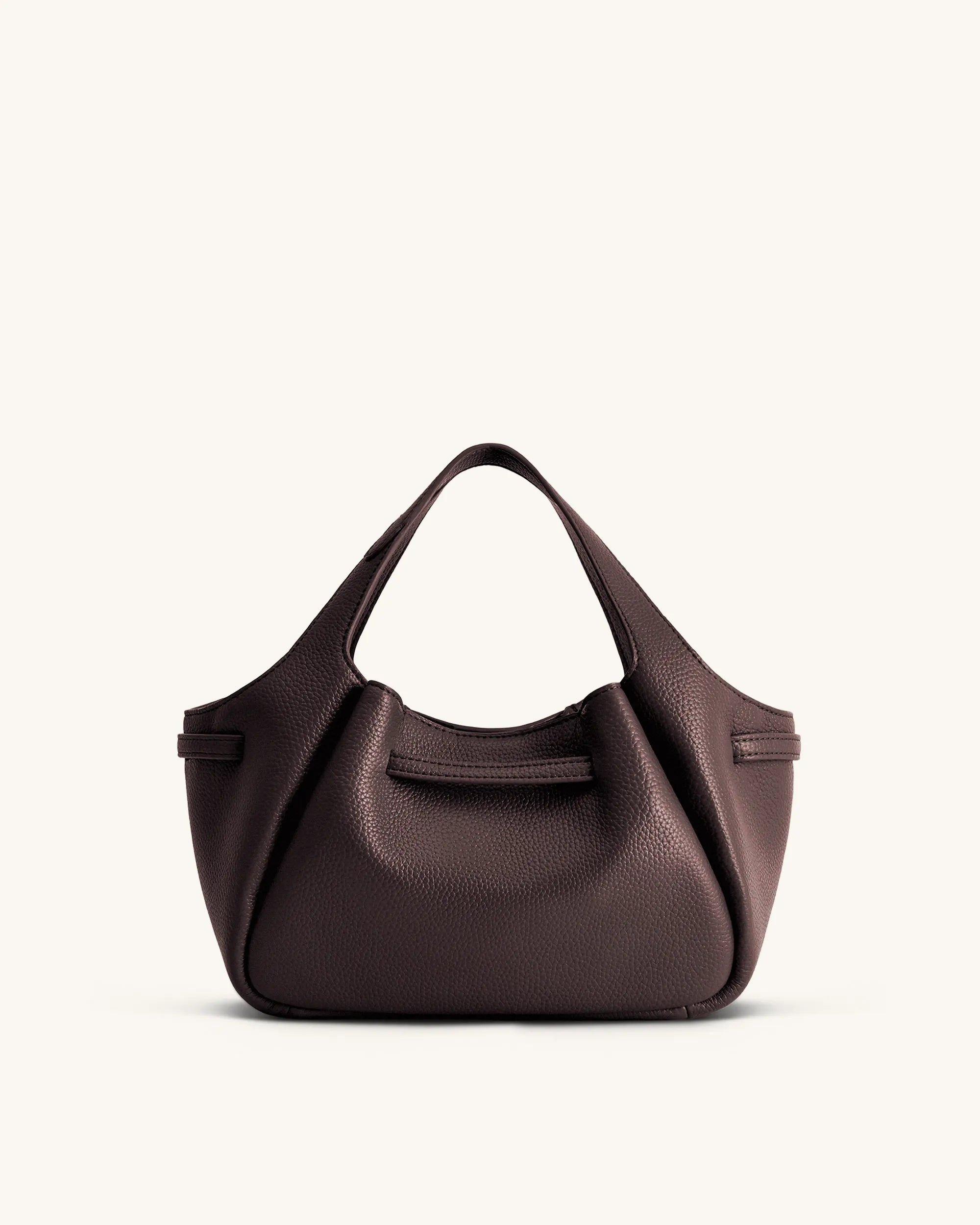 JW PEI Dark Brown Women Mabel Soft Bow Tote Bag SKU: 2T404-30_Dark Brown Image 04