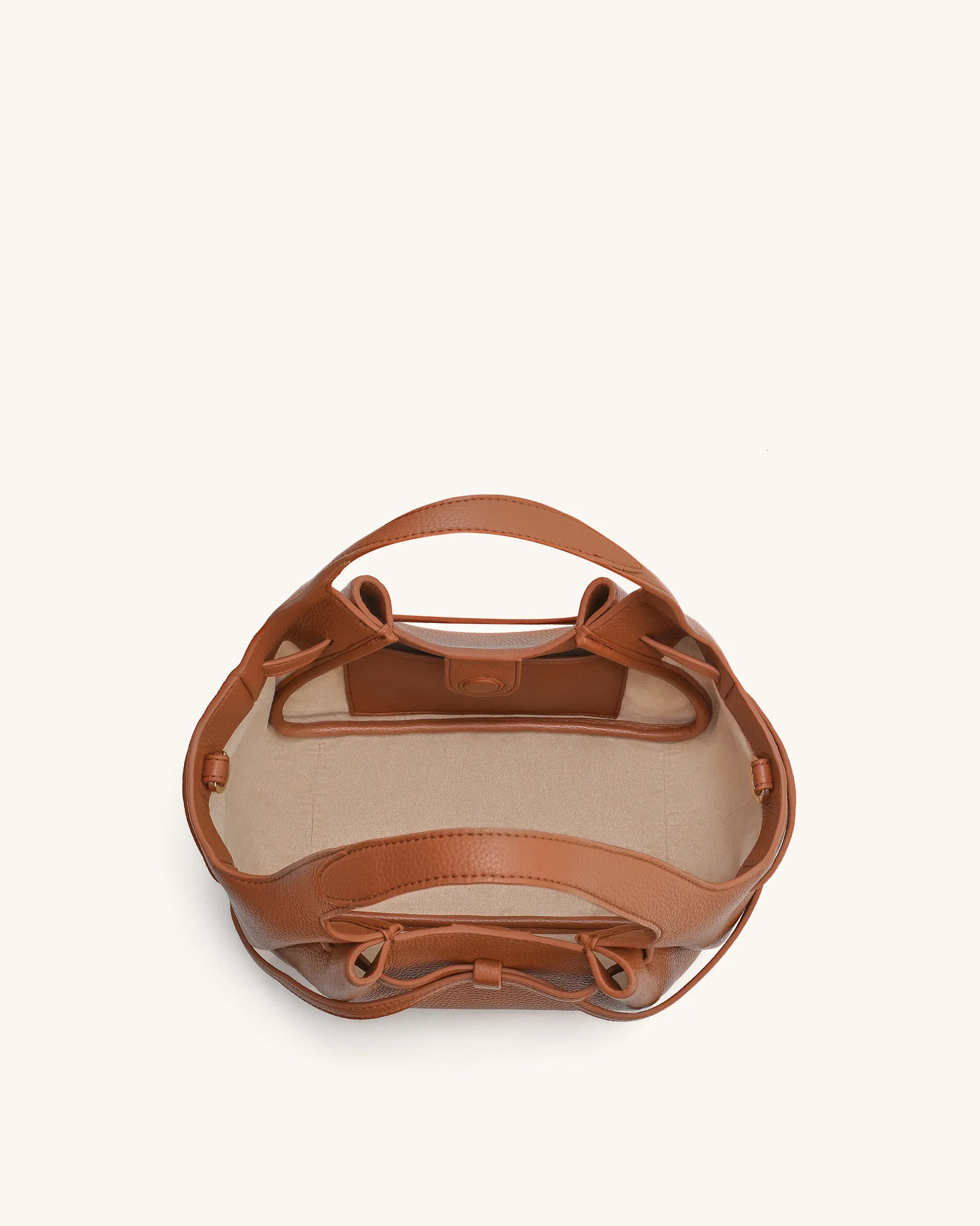 JW PEI Caramel Brown Women Mabel Soft Bow Tote Bag SKU: 2T404-3_Caramel Brown Image 03