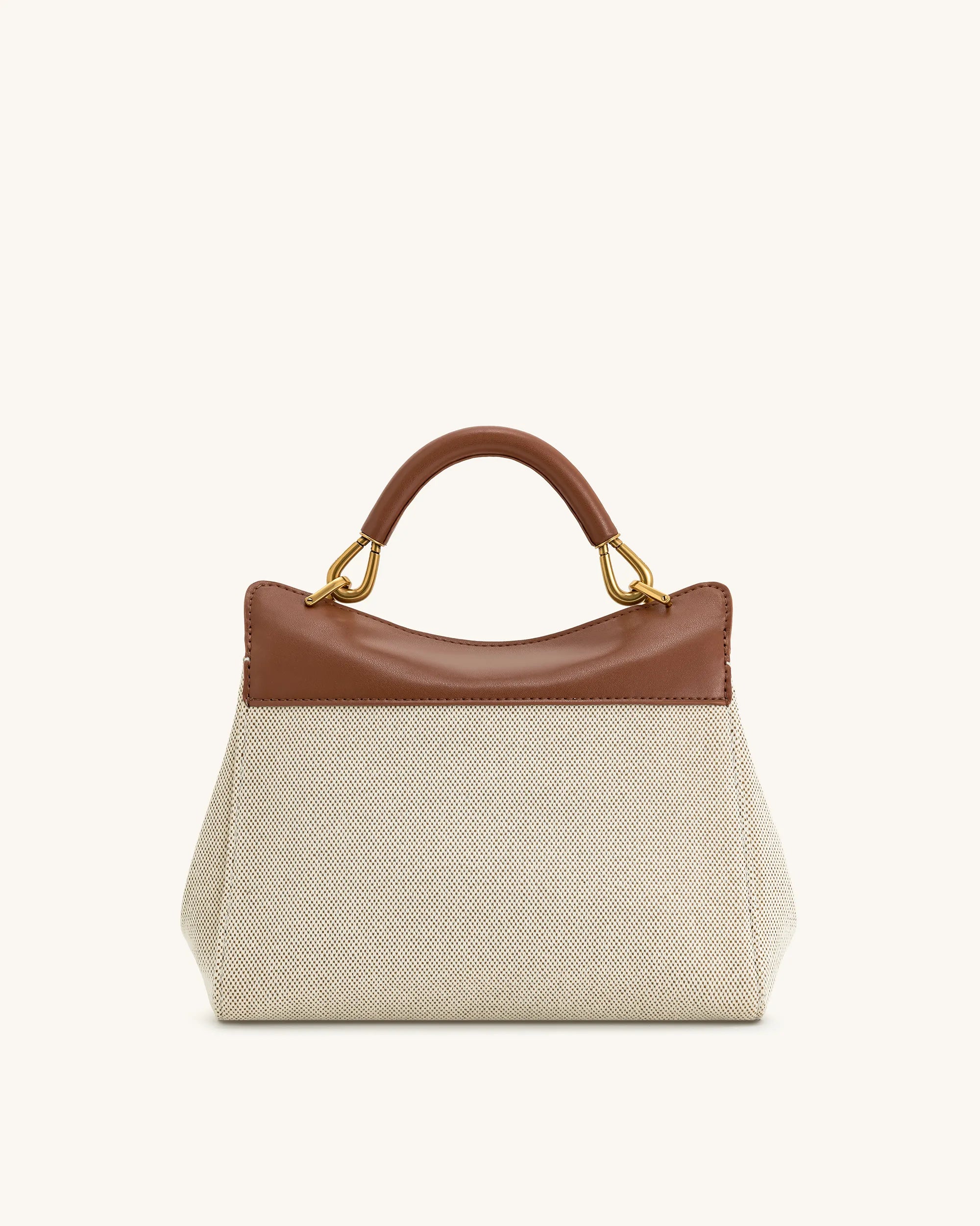 JW PEI_Brown Canvas_Lucia Classic Top HandBags_2T68-32_Brown Canvas_02