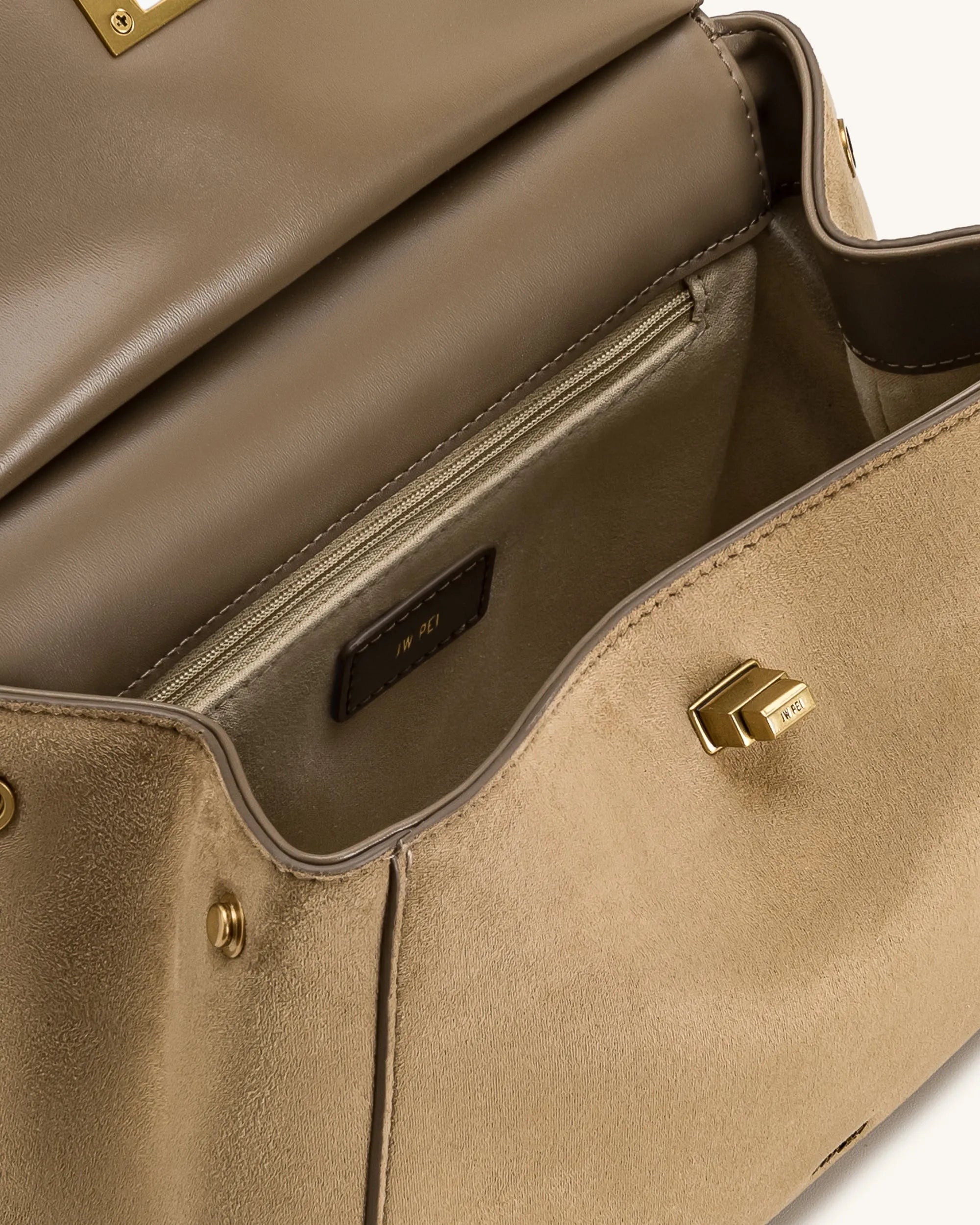 JW PEI_Taupe_Lucia Classic Faux Suede Top Handle Bag_2T68-38_Taupe_04