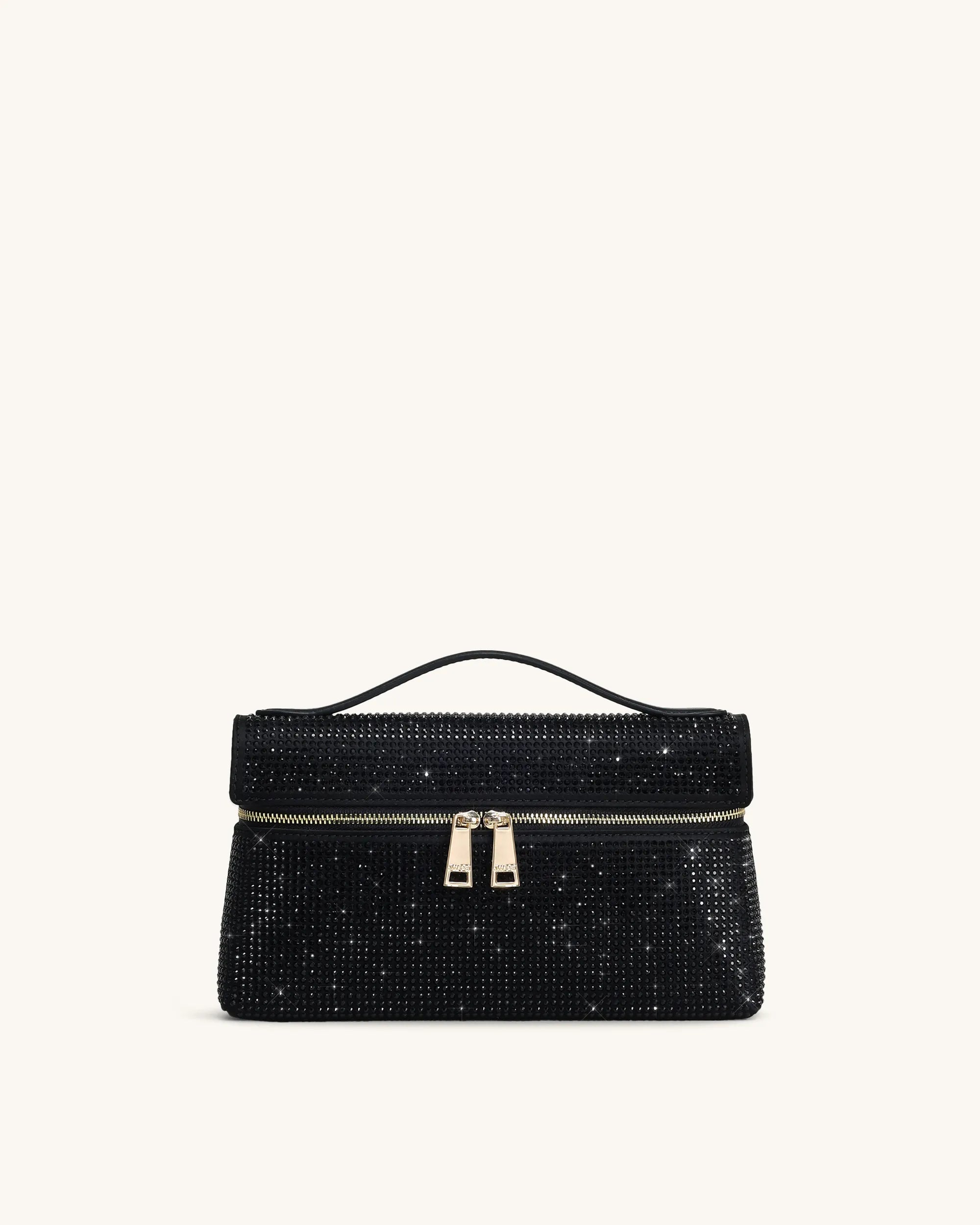 JW PEI Black Women Thea Artificial Crystal Top Handle Bag SKU: 2T78-14_Black Image 01